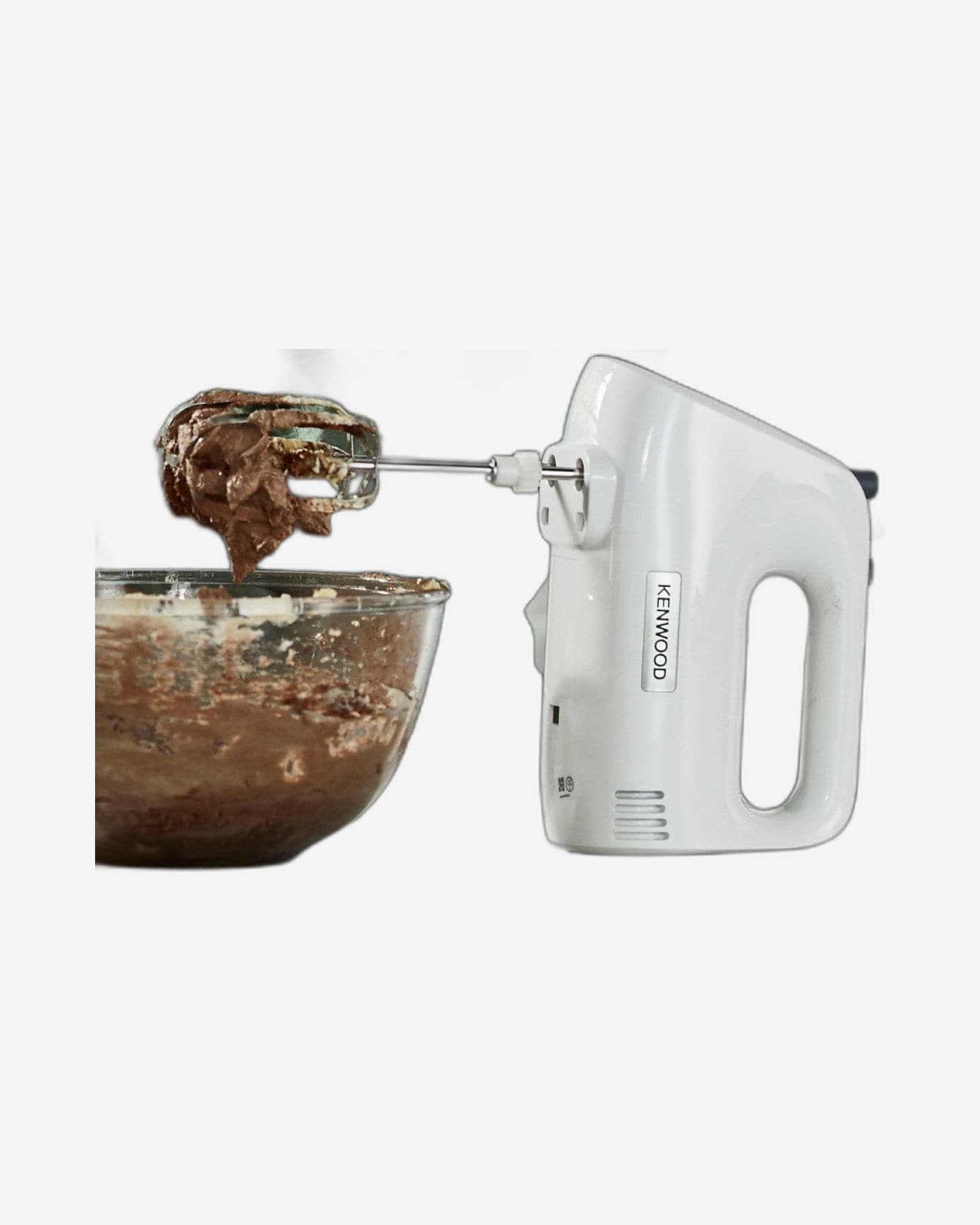 Batteur Électrique Kenwood QuickMix 450W – 5 Vitesses + Turbo, Fouets et Crochets Pétrisseurs Inox, Éjection Automatique, Blanc HMP30.A0WH Kenwood QuickMix HMP30.A0WH fouets et crochets inox