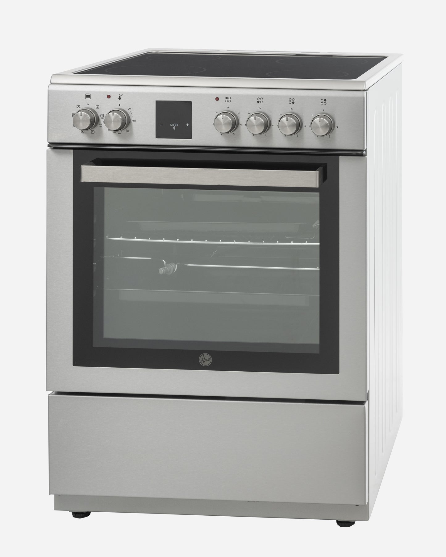 Hoover Freestanding Electric Ceramic Cooker, 60 × 60 cm, Inox – HVC-V64E-SP (ESMA Certified)