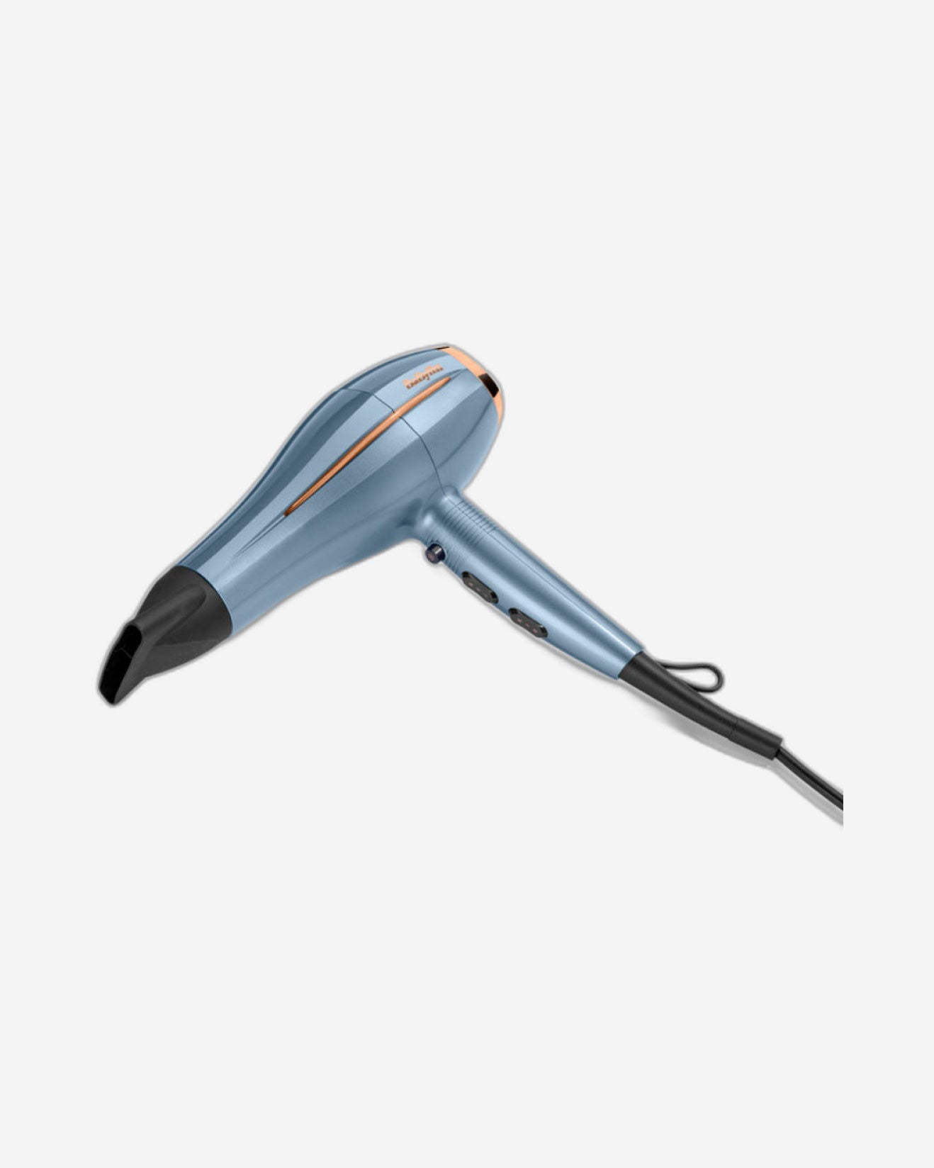 BaByliss 2200W DC Hair Dryer with Ionic Technology | Powerful Motor for Fast Drying | 1 Styling Nozzle | Frizz Control | Lightweight Design | Ideal for Thick and Curly Hair – D251PSDE