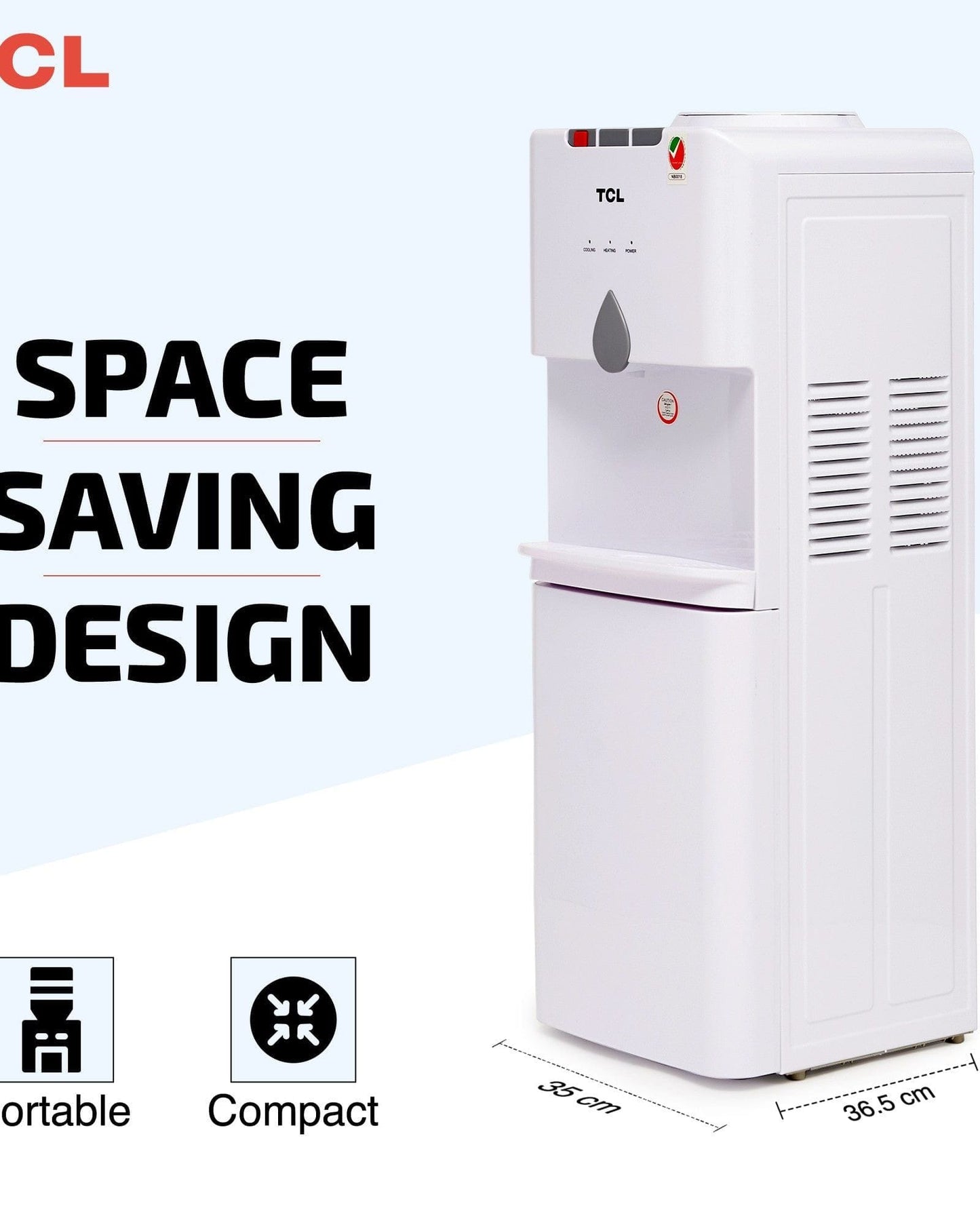 TCL 3-Tap Top Loading Water Dispenser