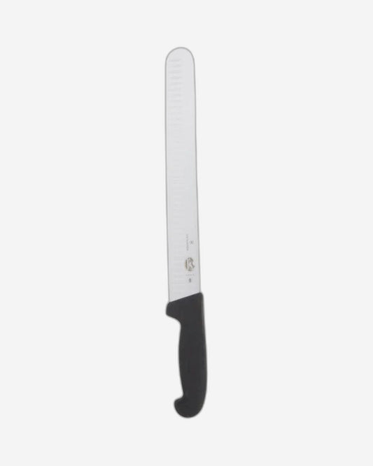 Victorinox Fibrox Slicing Knife  30Cm Fluted  Black 5.4723.30