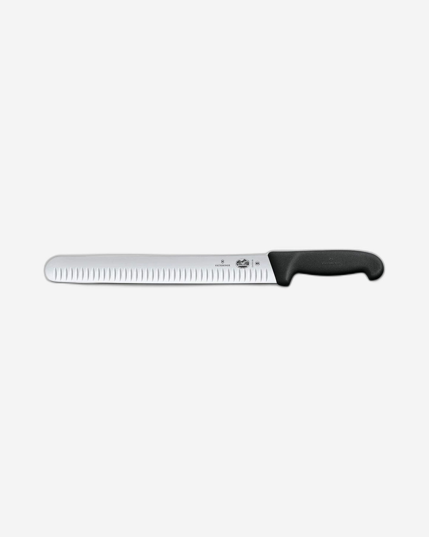 Victorinox Fibrox Slicing Knife  30Cm Fluted  Black 5.4723.30