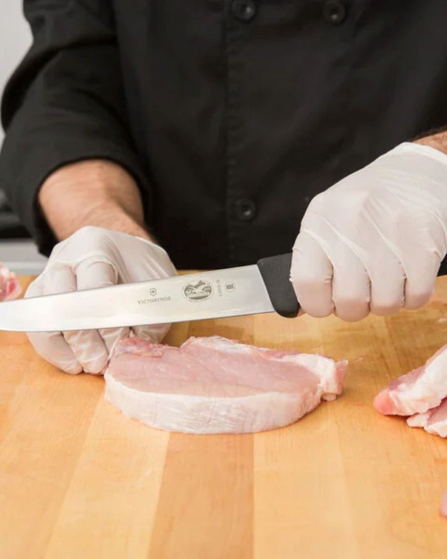 Victorinox Fibrox Sticking Knife 18Cm Straight Black 5.5503.18