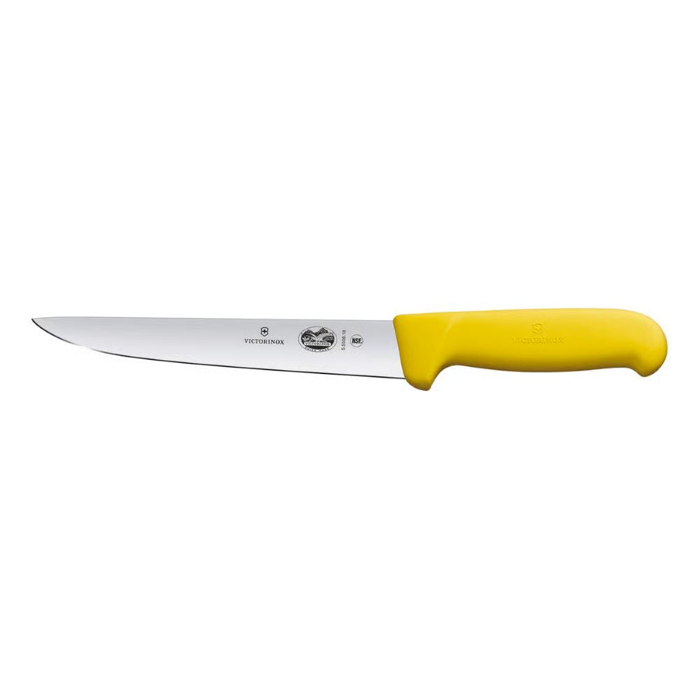 Victorinox Fibrox Sticking Knife 18Cm Straight Yellow 5.5508.18
