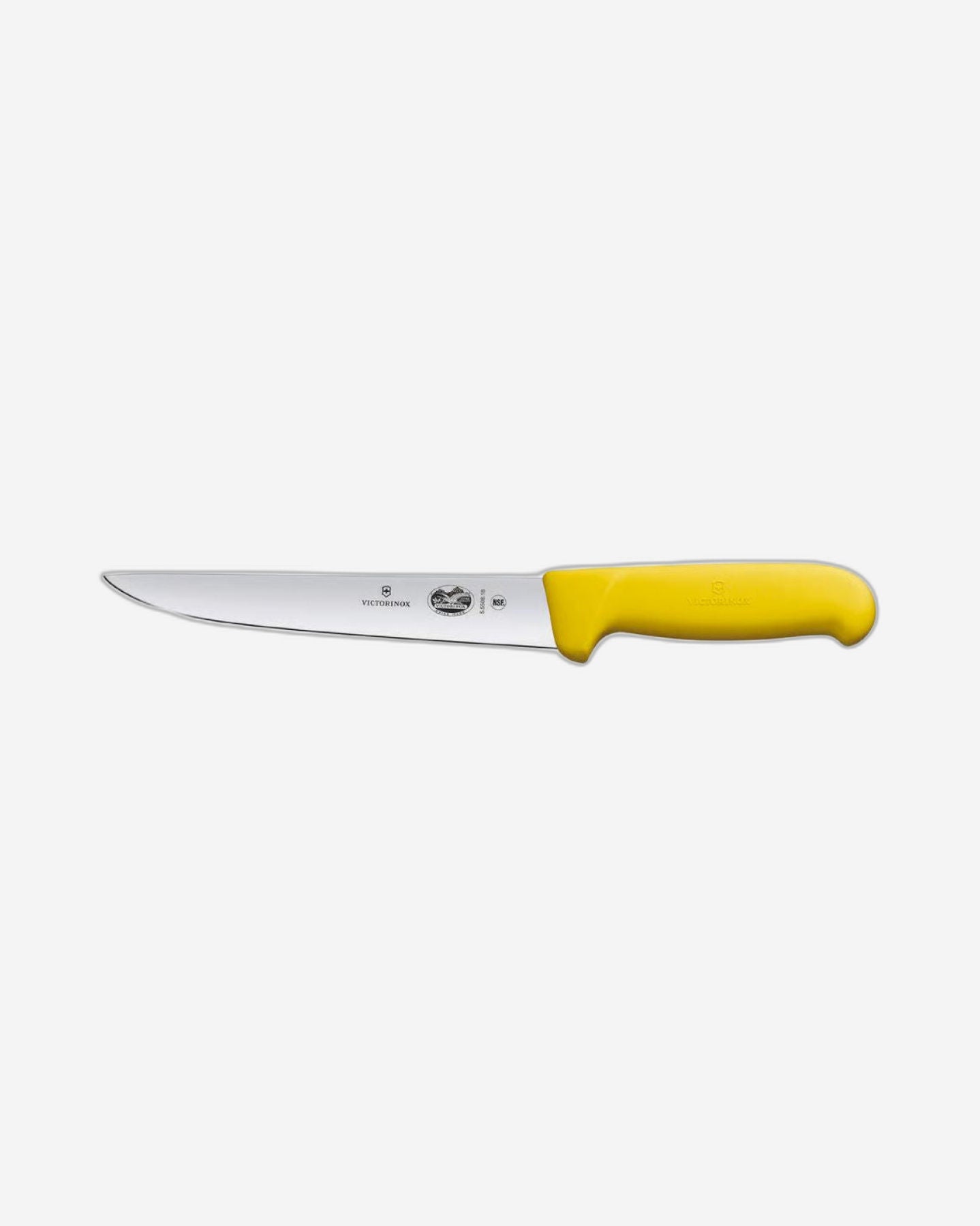Victorinox Fibrox Sticking Knife 18Cm Straight Yellow 5.5508.18