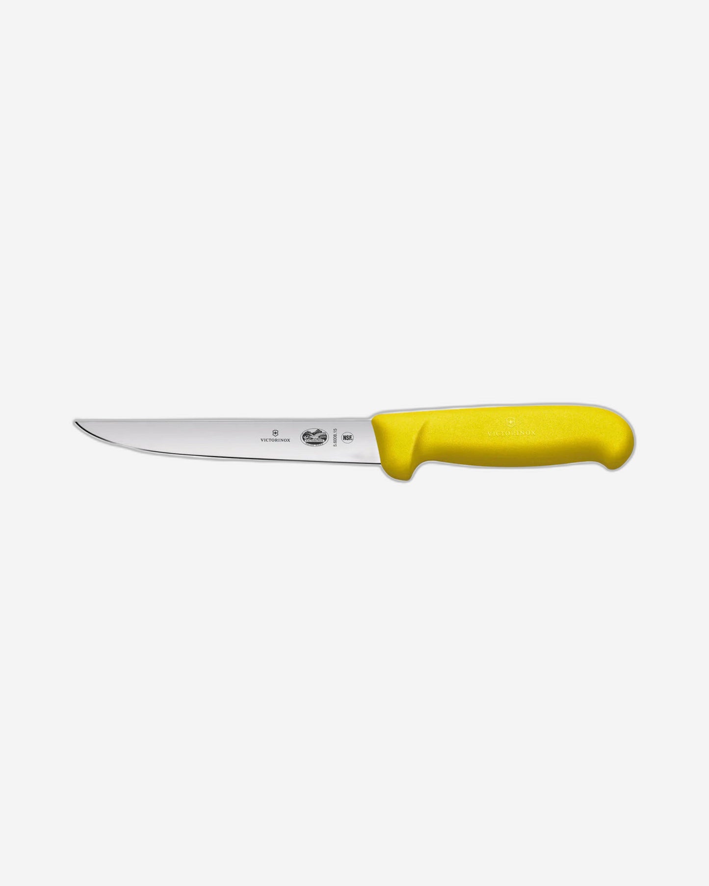 Victorinox Fibrox Boning Knife 15Cm Straight Yellow - 5.6008.15