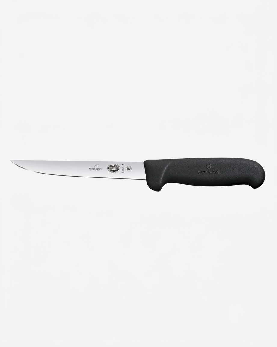 Victorinox Boning knife with Black Fibrox Handle, 12cm - 5.6103.12