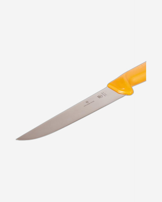 Victorinox Swibo Butcher Knife 18Cm Straight Orange Sb-Sheath - 5.8421.18