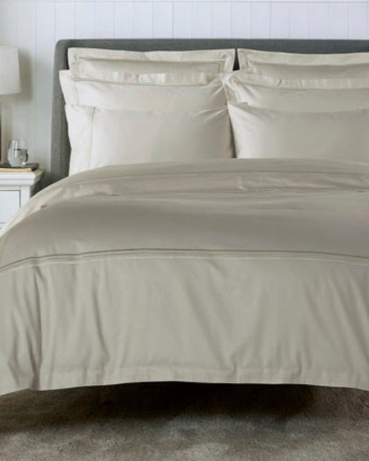 Christy "500TC Luxury Supima" Bed Linen with Linen Triple Embroidery