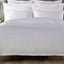 Christy Supima Bed Linen 500TC White Embroidery
