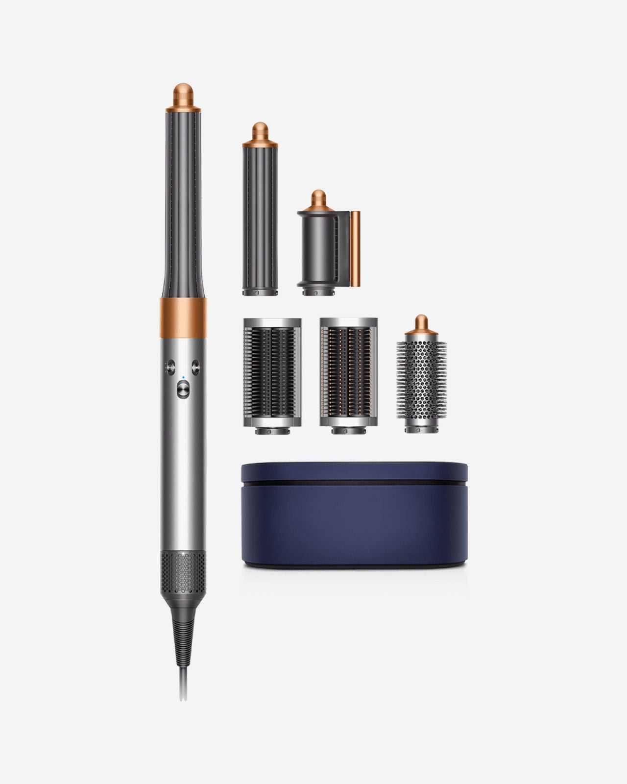 Dyson Airwrap Bright Nickel and Rich Copper Multi-Styler Complete Long