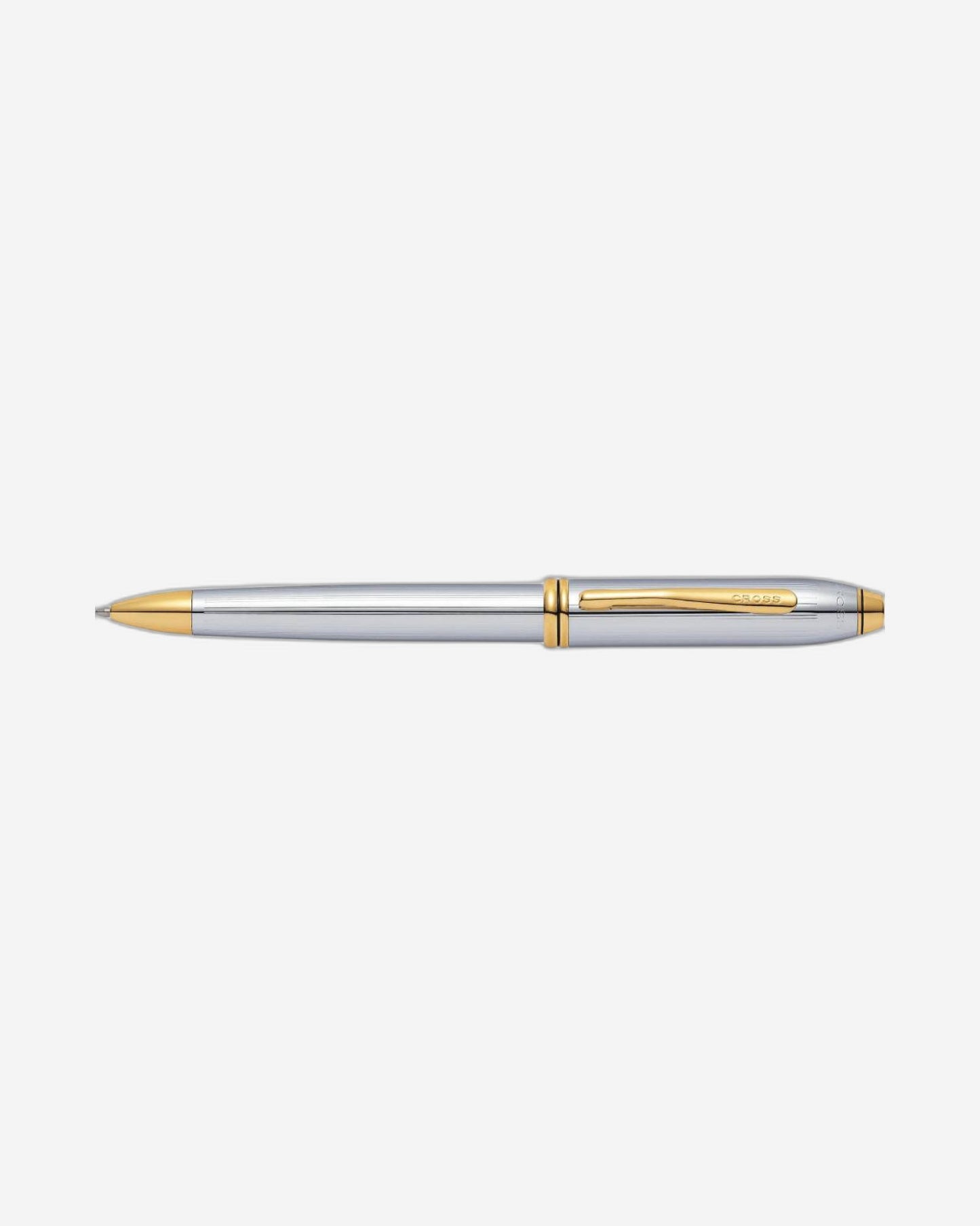 Cross Townsend Chrome Gold Plated Ballpoint Pen