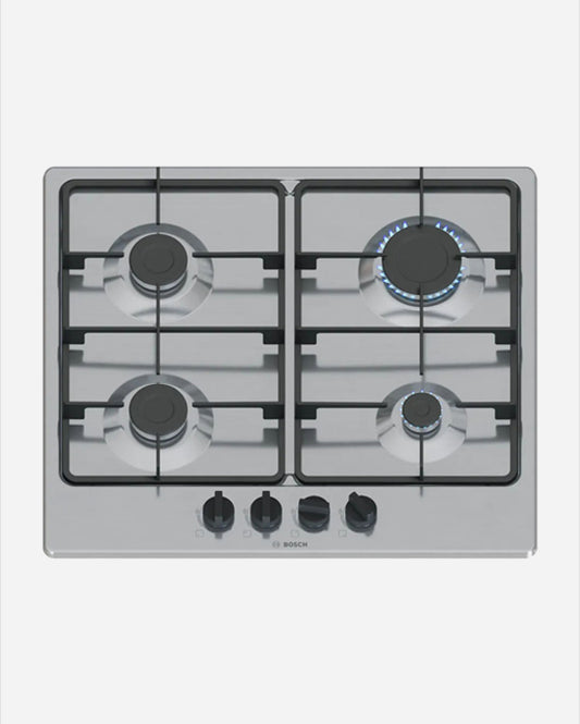 Bosch Gas Hob 4 Burners Safety Steel