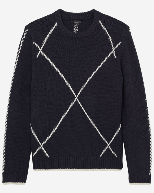 Reiss LS Wool Interest Crew Neck Jumper