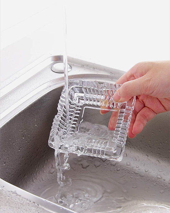 Cuisine Art Soda Lime Glass Square Ashtray 4 Inch