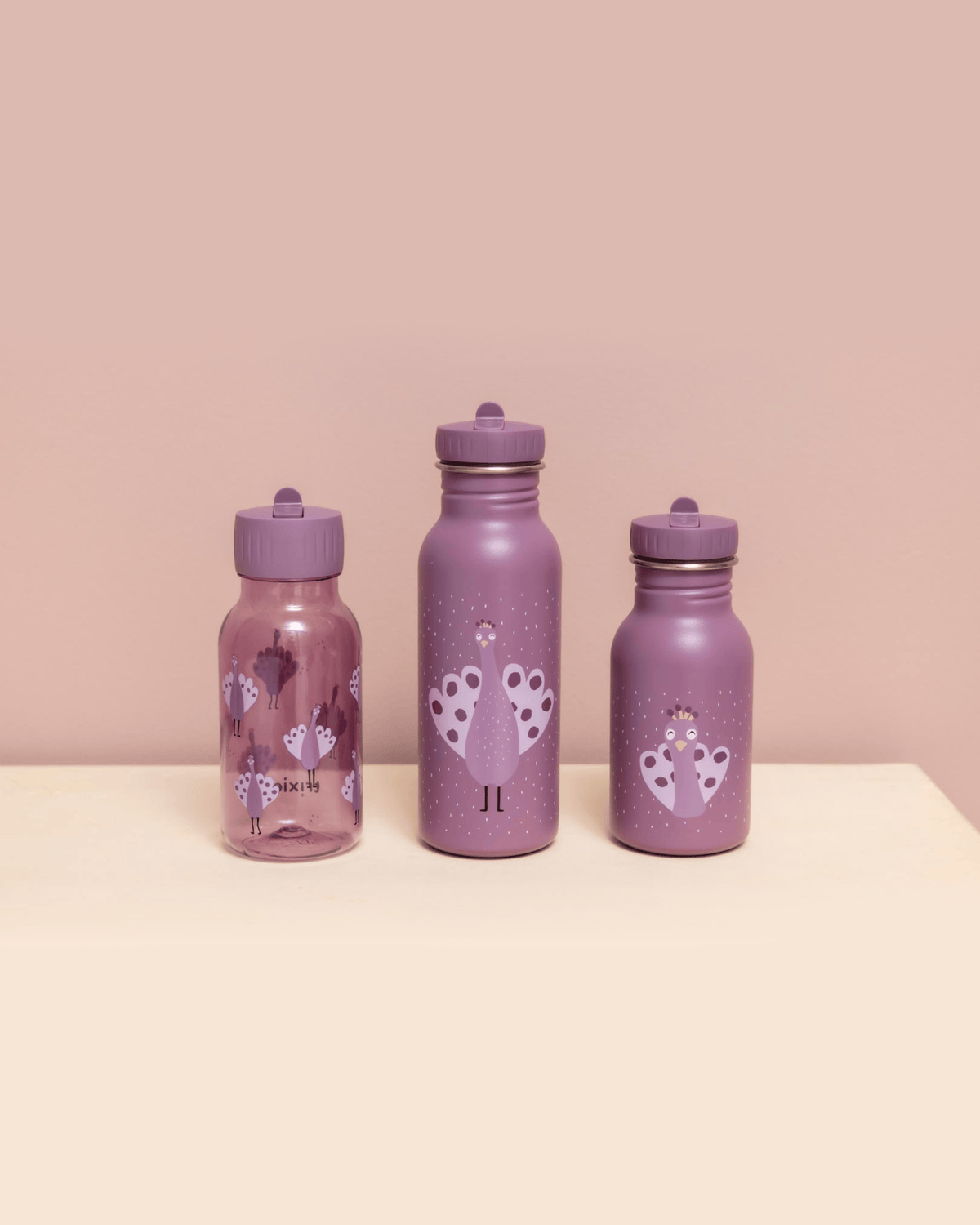 Trixie Stainless Steel Water Bottle - 350ml - Mrs.Peacock