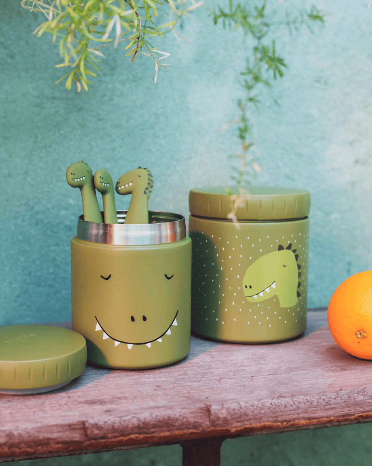 Trixie Double Wall Insulated Food Jar - 350ml - Mr. Dino