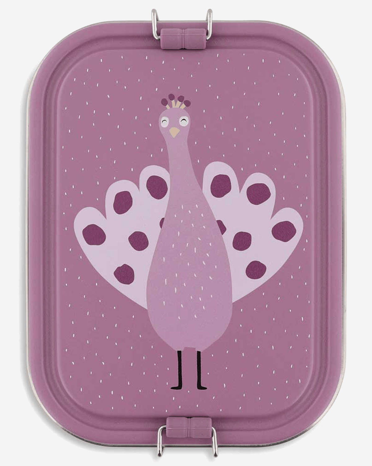 Trixie Stainless Steel Lunch Box Large - 2-Compartment - Mrs. Peacock