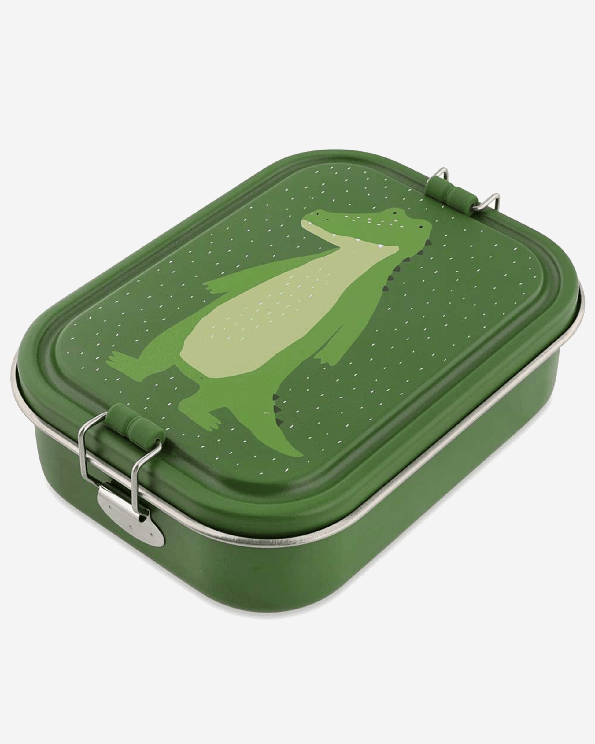 Trixie Stainless Steel Lunch Box Large - 2-Compartment - Mr. Alligator