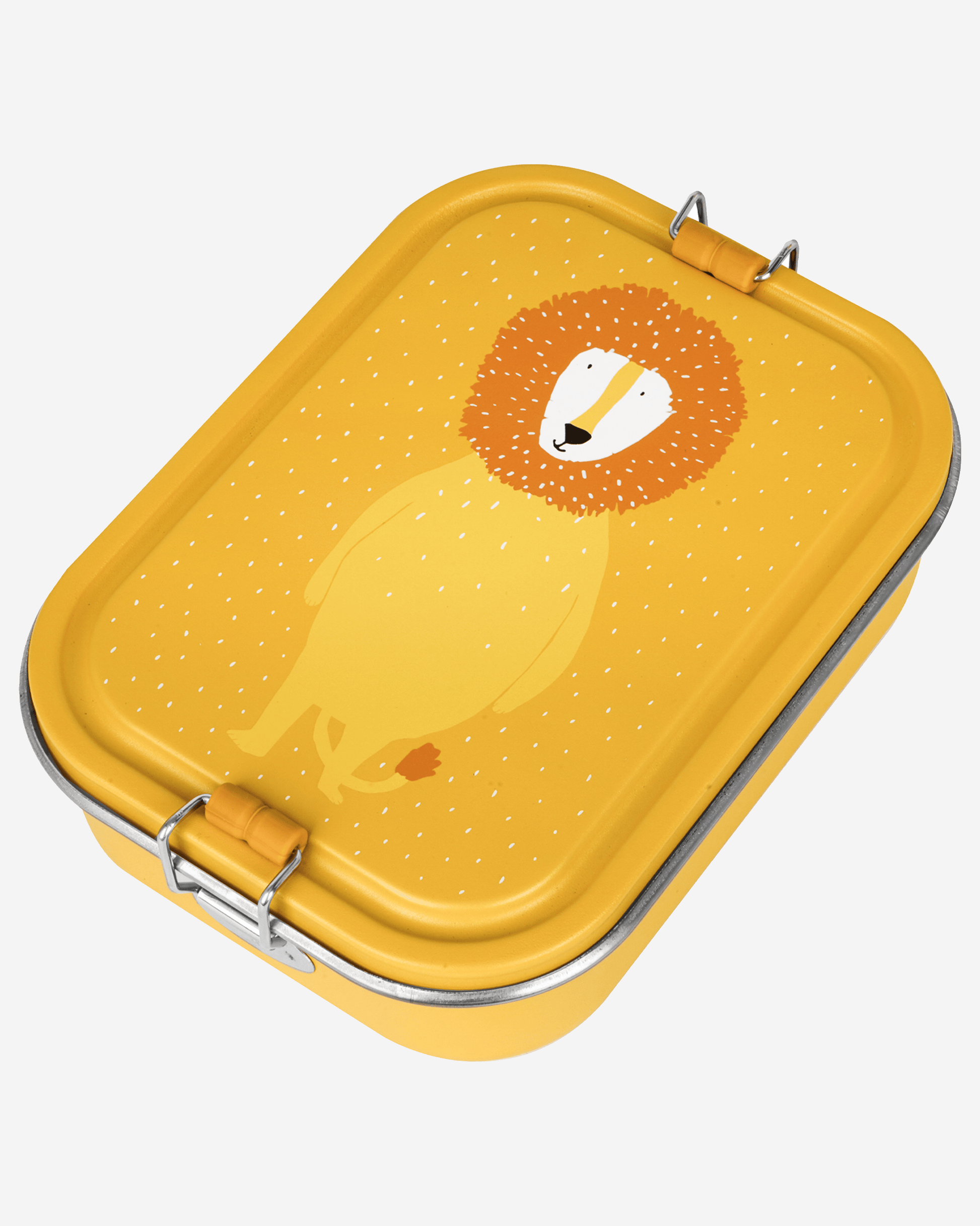 Trixie Stainless Steel Lunch Box Large - 2-Compartment - Mr. Lion