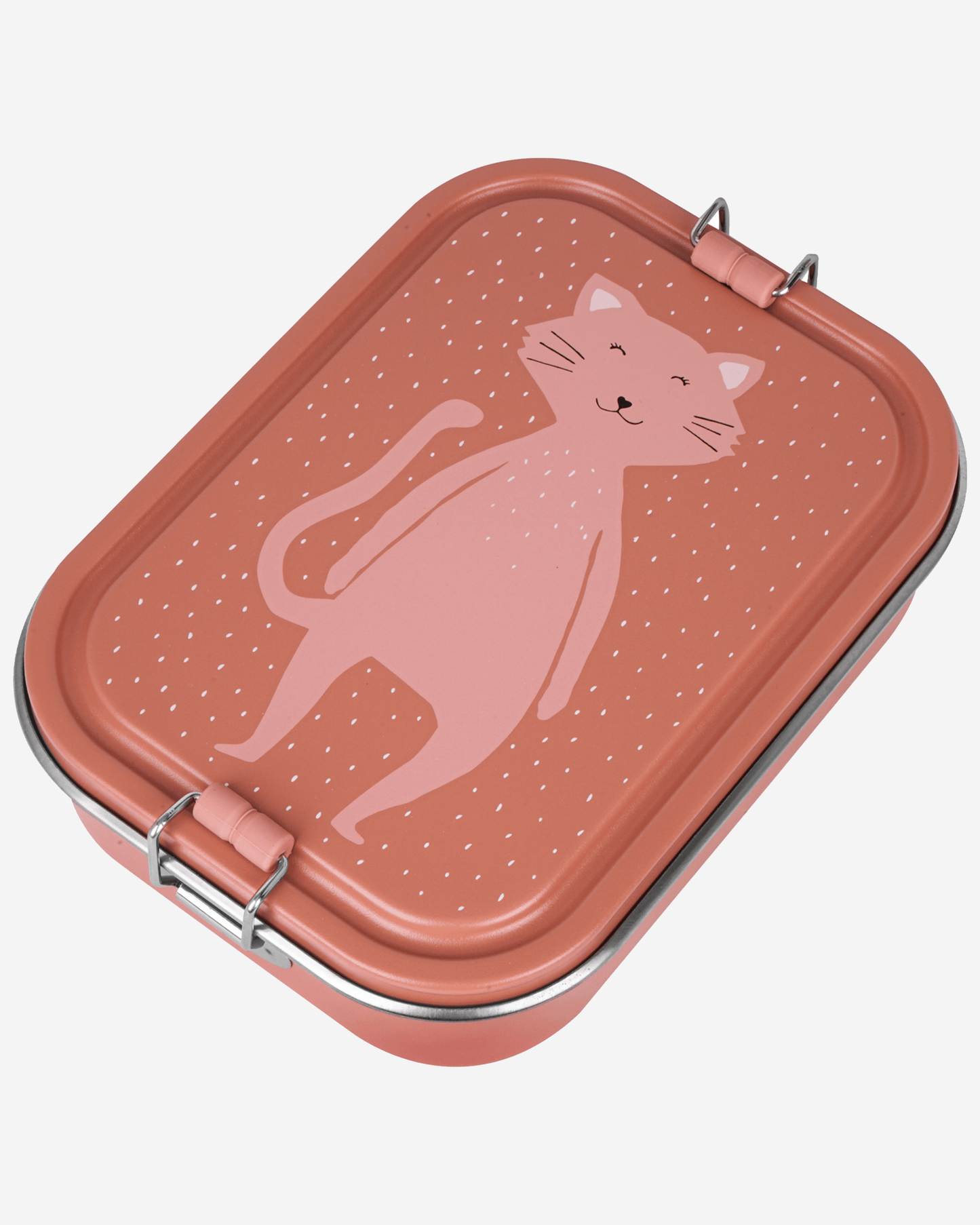 Trixie Stainless Steel Lunch Box Large - 2-Compartment - Mrs. Cat