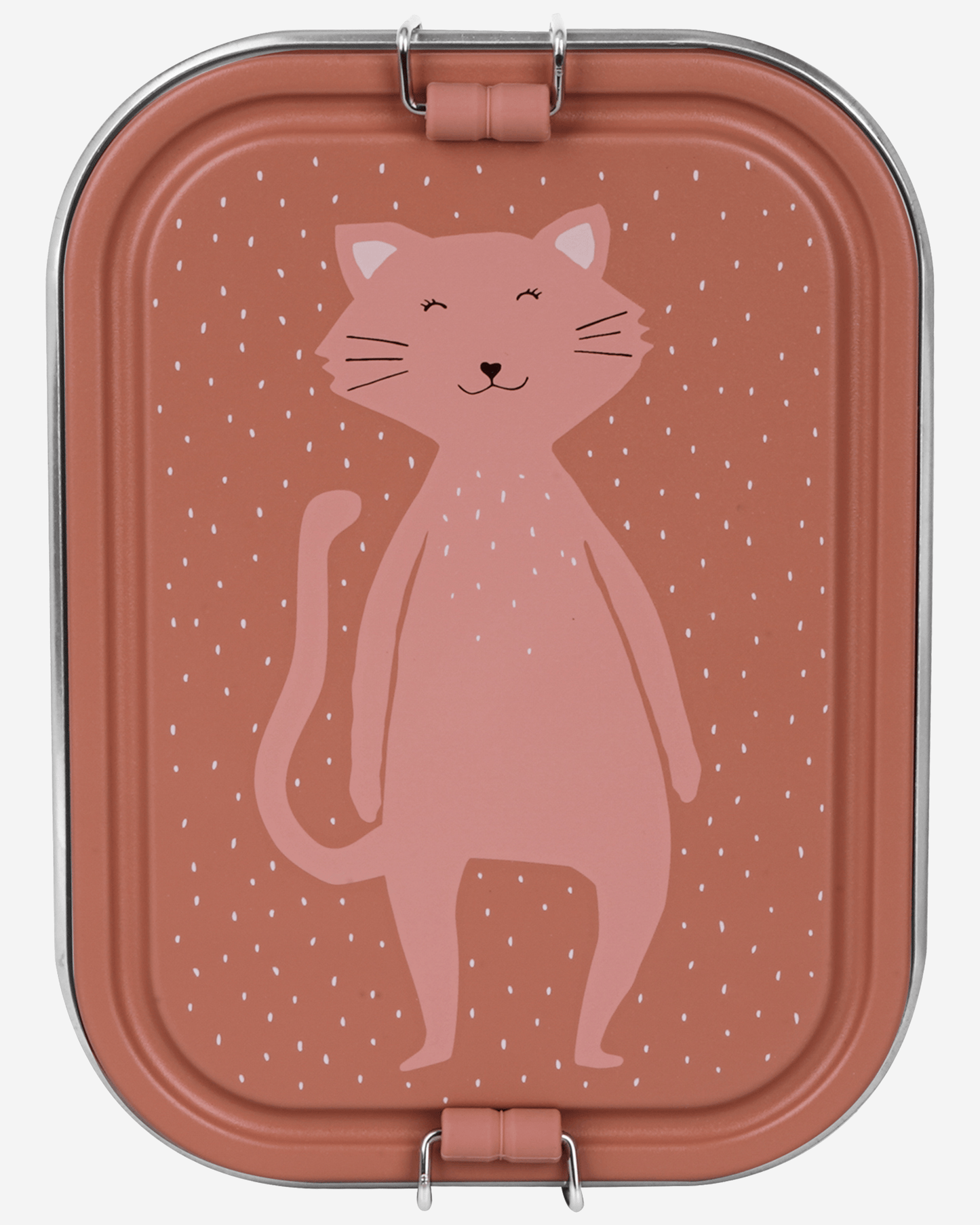 Trixie Stainless Steel Lunch Box Large - 2-Compartment - Mrs. Cat