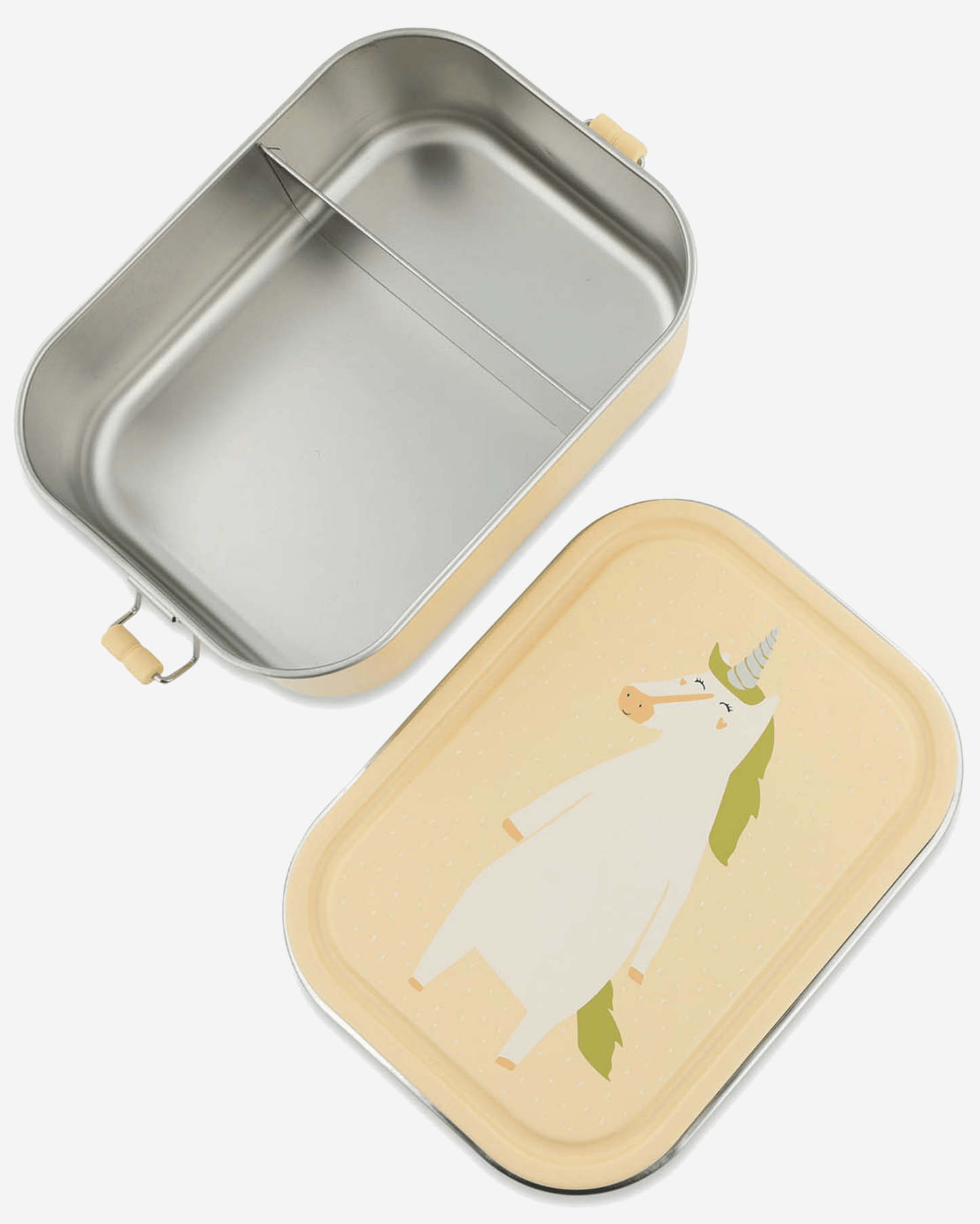 Trixie Stainless Steel Lunch Box Large - 2-Compartment - Mrs. Unicorn