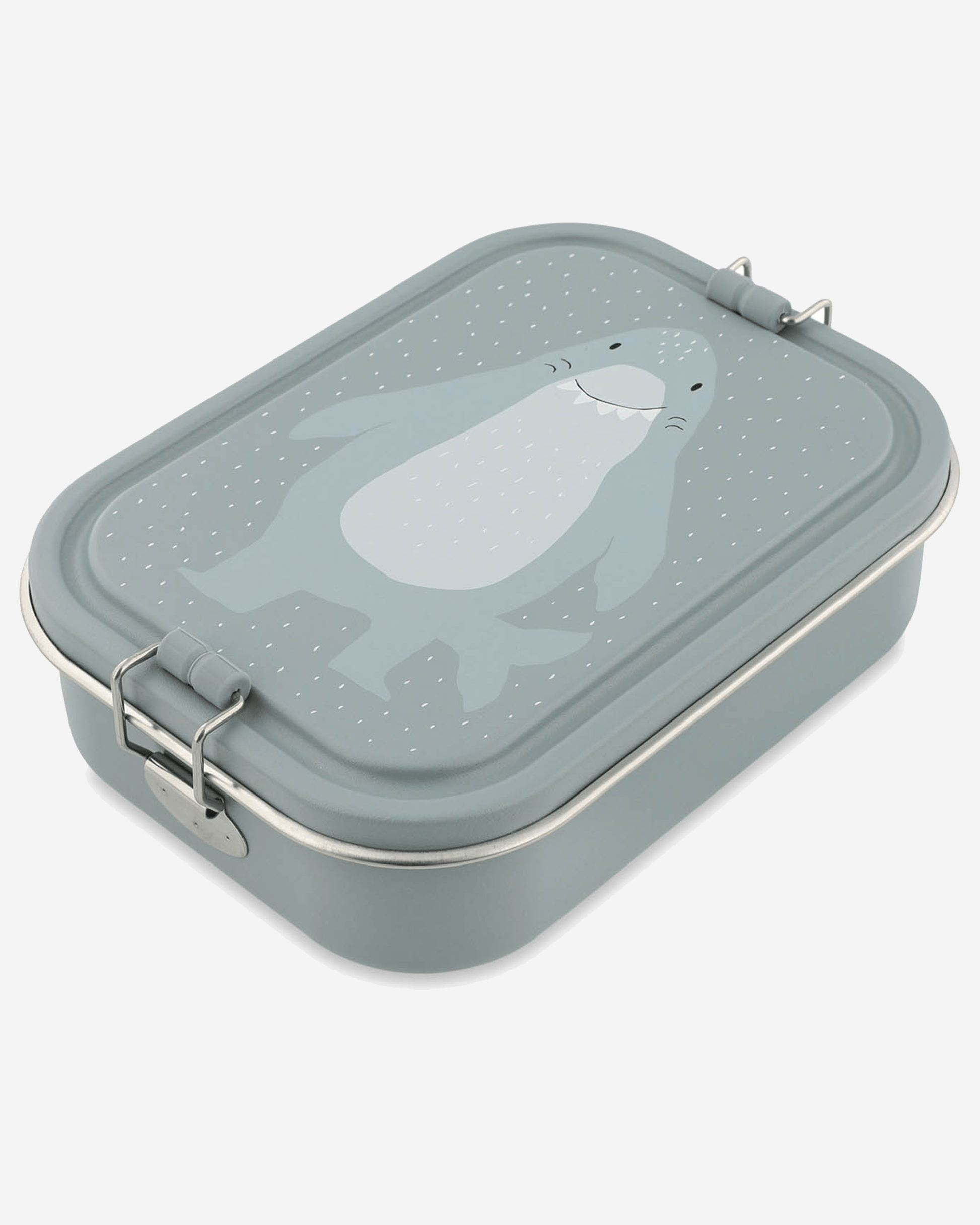 Trixie Stainless Steel Lunch Box Large - 2-Compartment - Mr. Shark