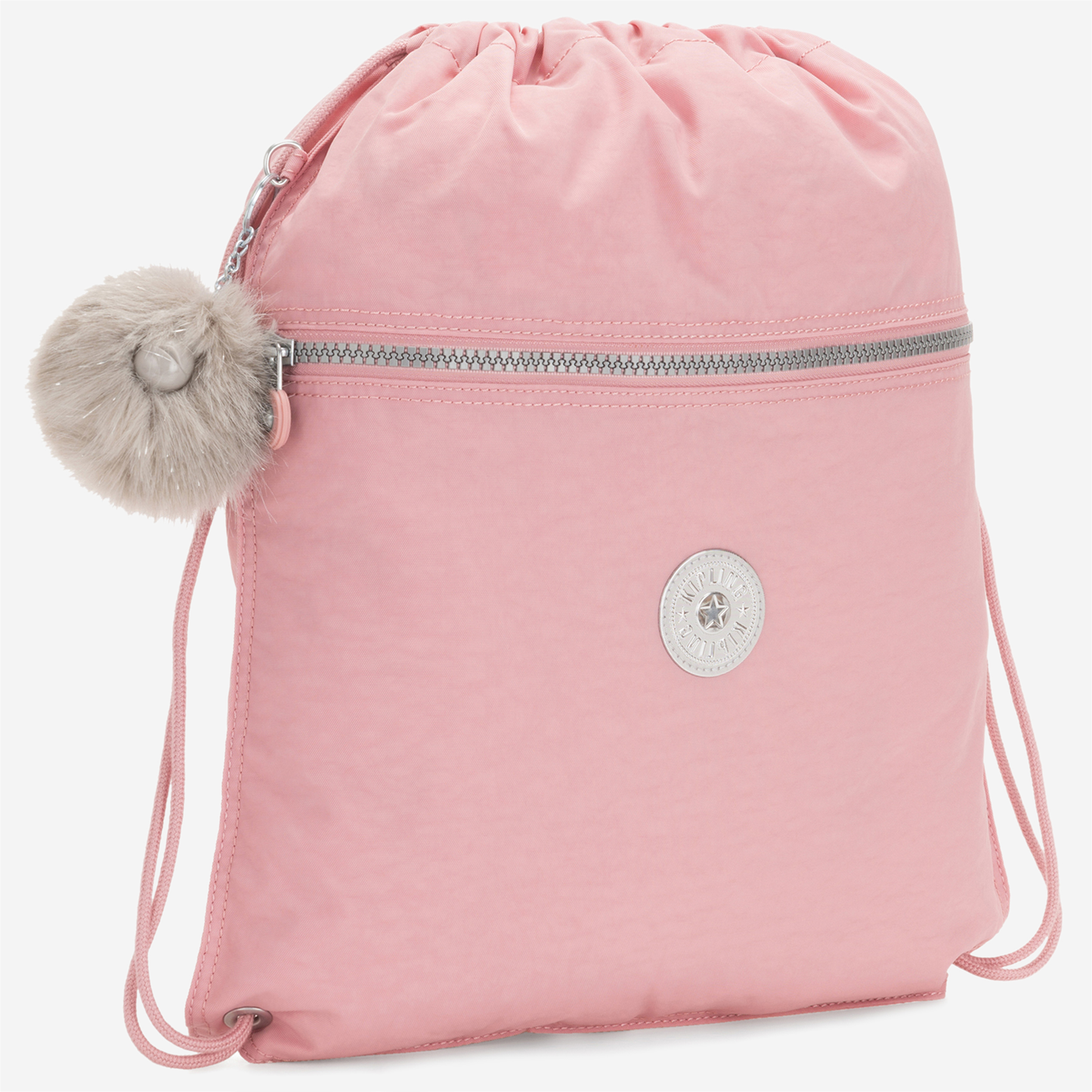 KIPLING Supertaboo Bridal Rose Medium backpack (with drawstring) 09487-46Y