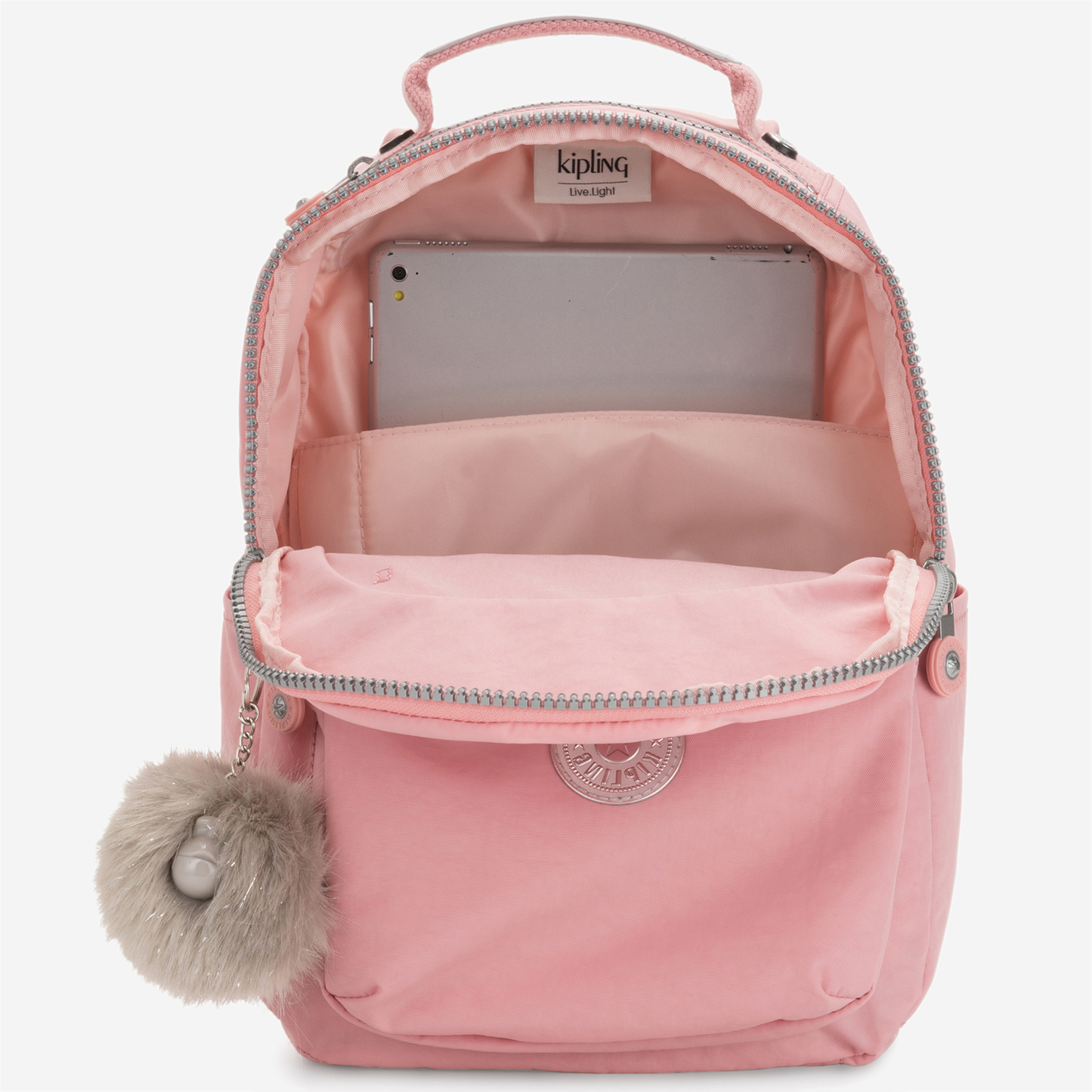 KIPLING Seoul S Bridal Rose Small backpack (with tablet compartment) I4345-46Y