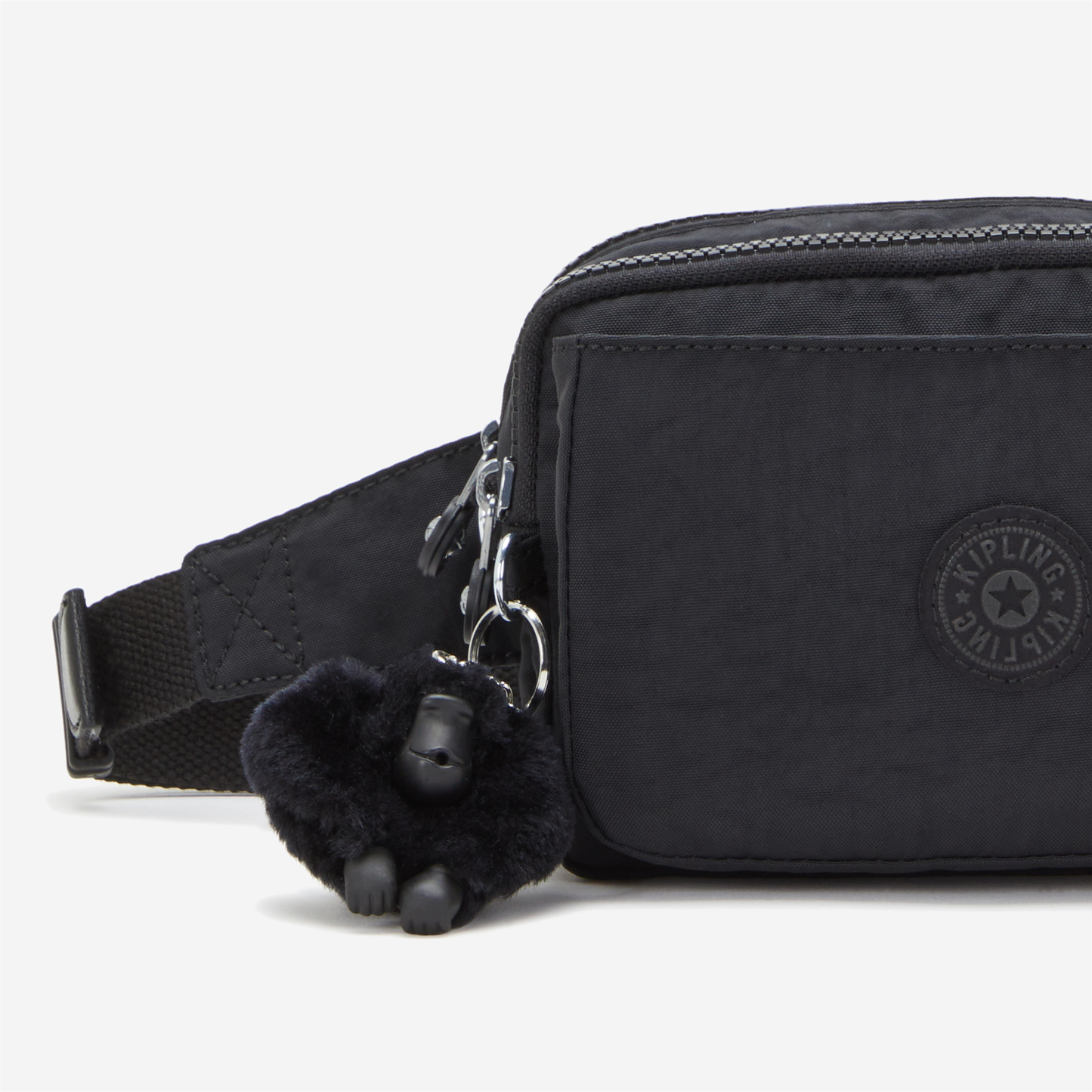 KIPLING Abanu Multi Black Noir Small crossbody convertible to waistbag (with removable shoulderstrap) I3795-P39