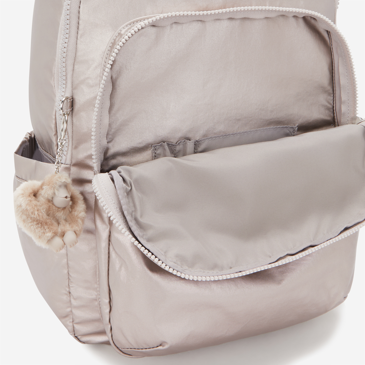 KIPLING Seoul Metallic Glow Large backpack I4034-48I