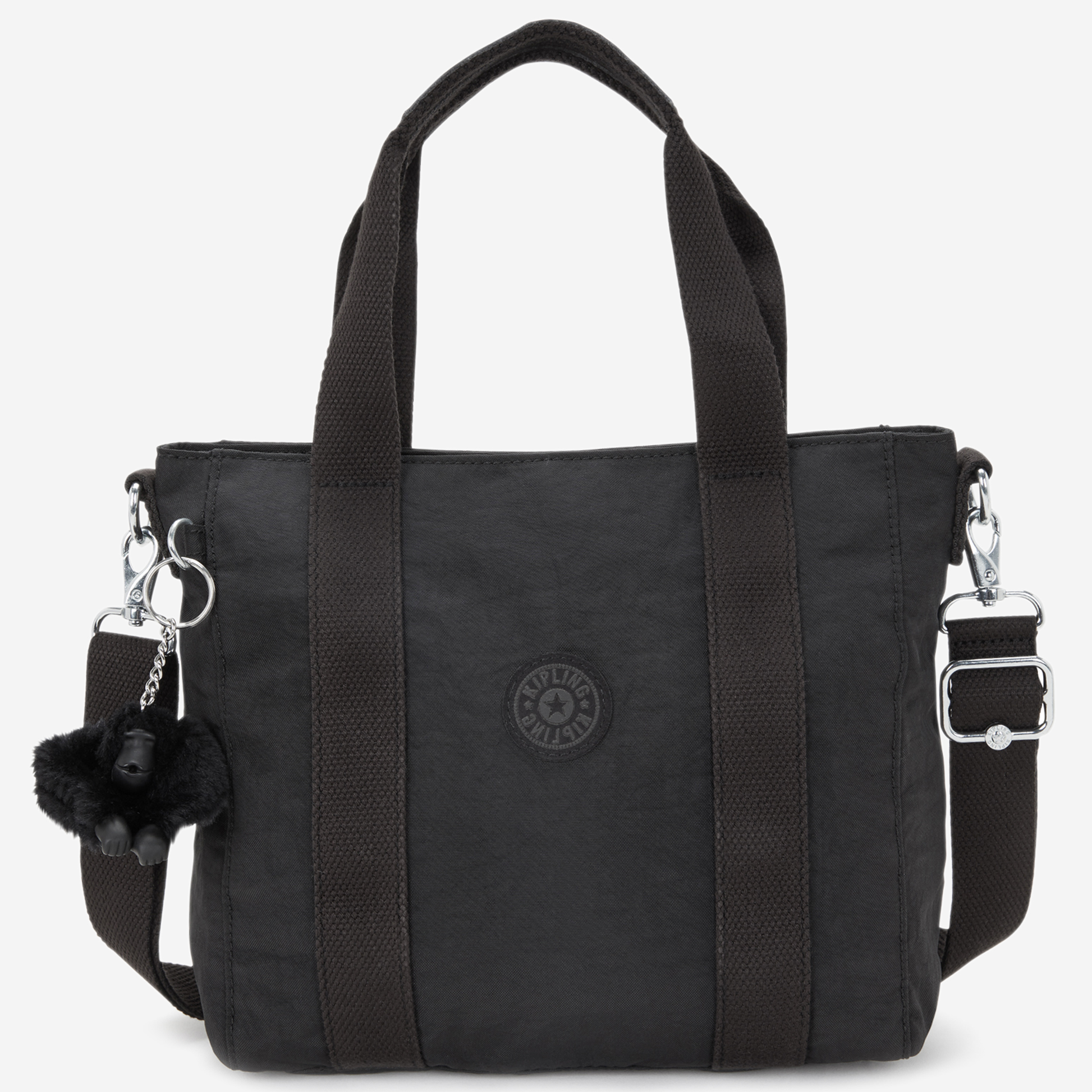 KIPLING Asseni Mini Black Noir Small tote (with removable shoulderstrap) I7149-P39