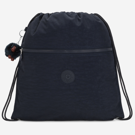 KIPLING Supertaboo True Blue Tonal Medium backpack (with drawstring) 09487-4DX
