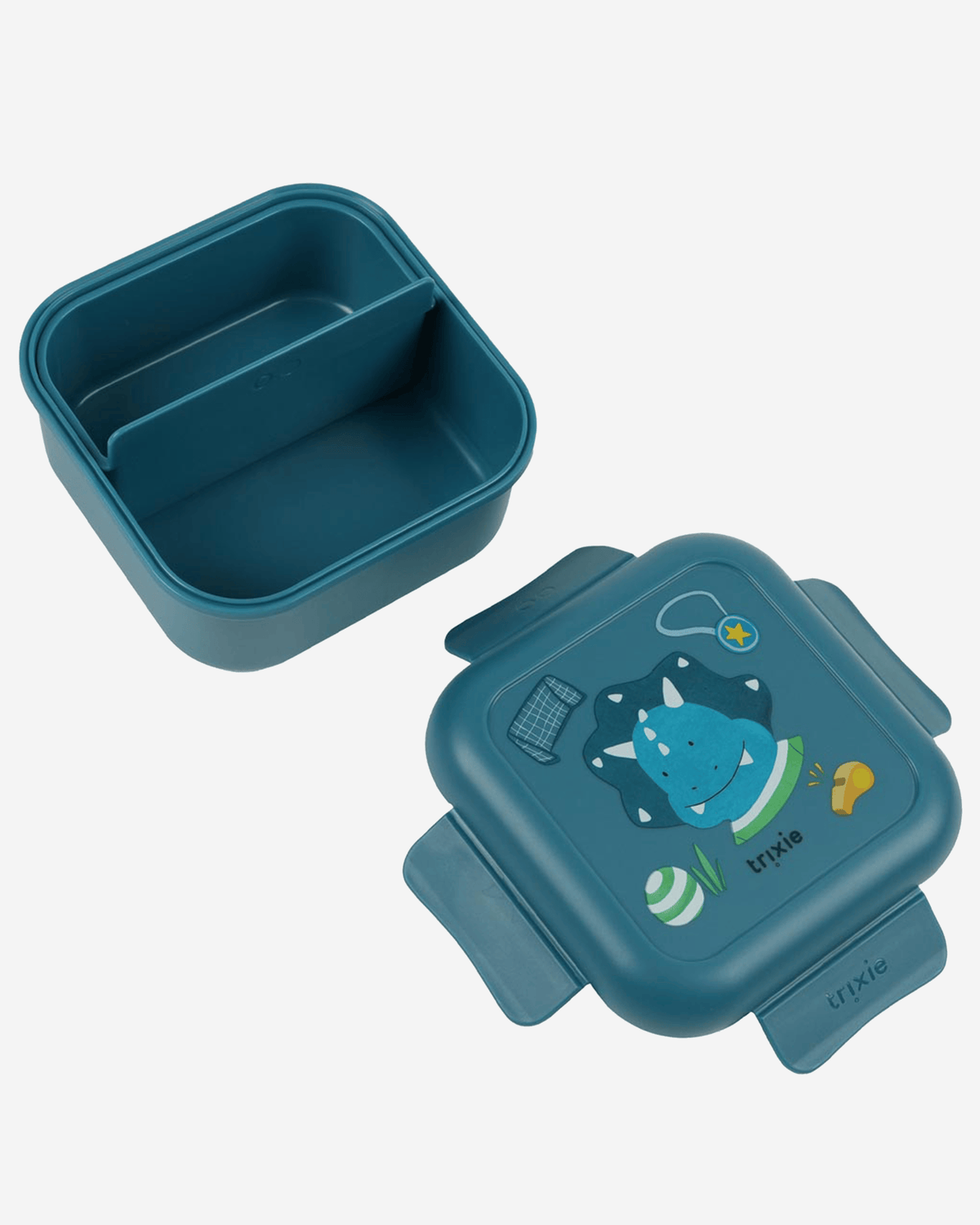 Trixie Snack Box With Clips - Ballplayer Mr. Triceratops