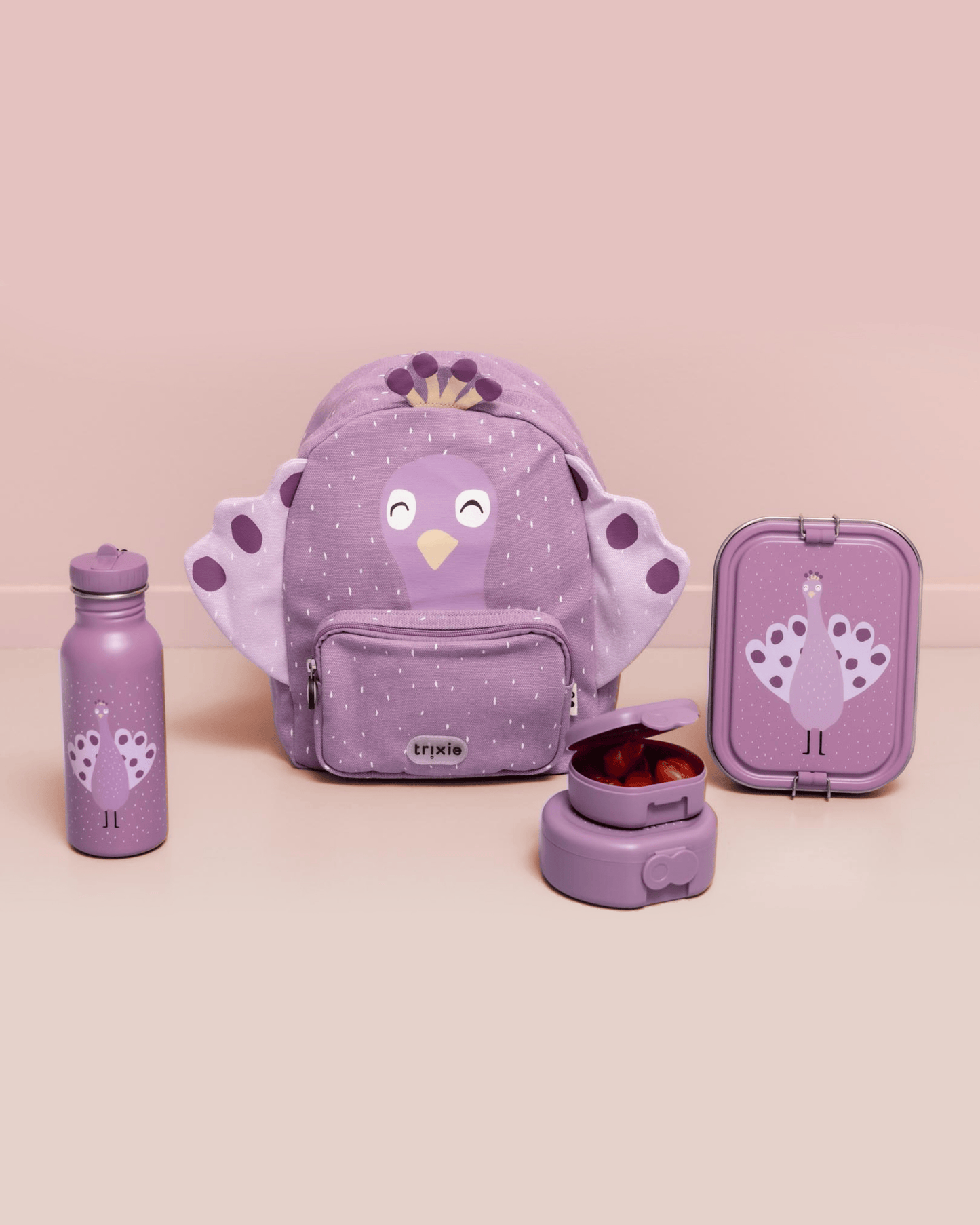 Trixie Snack Box With Clip - Set of 2 - Mrs. Peacock