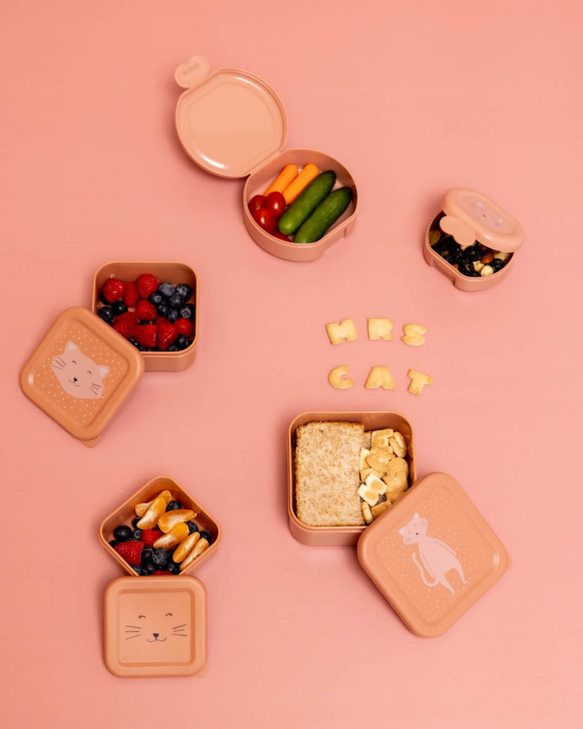 Trixie Snack Box With Clip - Set of 2 - Mrs. Cat
