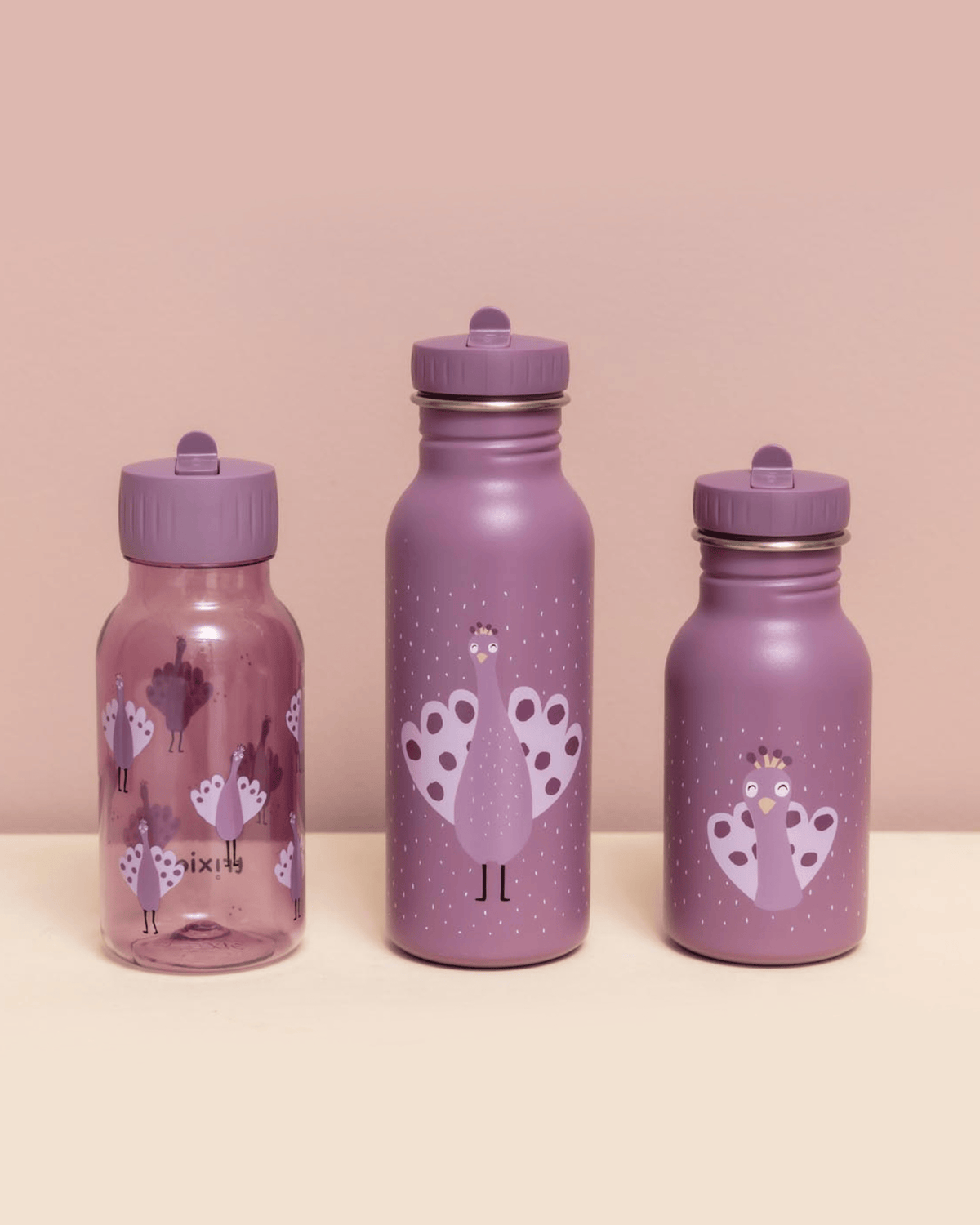 Trixie Tritan™ Water Bottle - 350ml - Proud Peacock