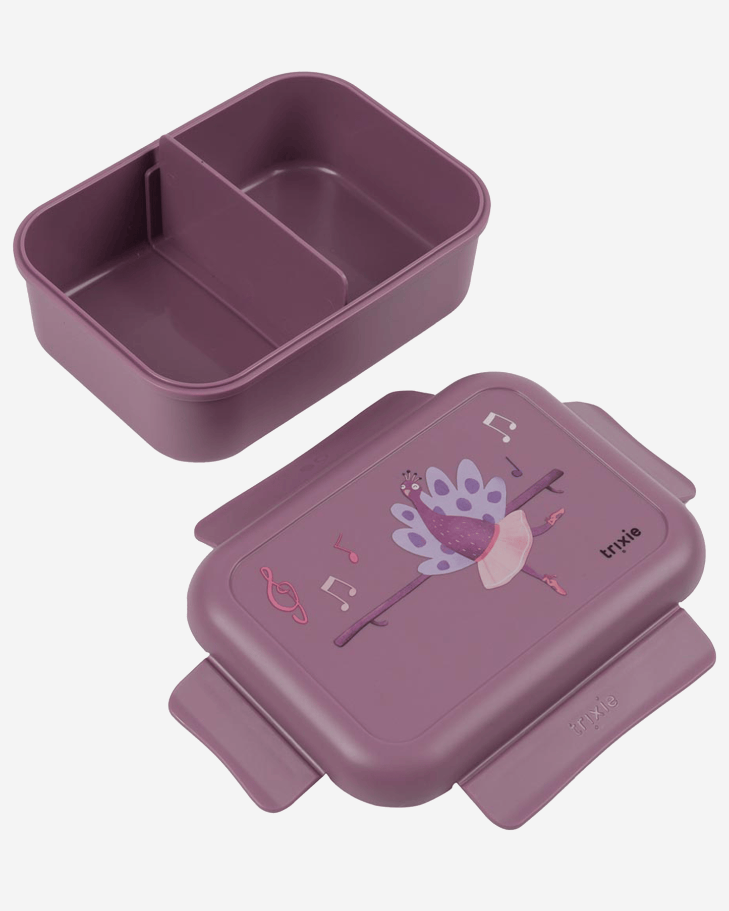 Trixie Lunch Box With Clips - Ballerina Mrs. Peacock