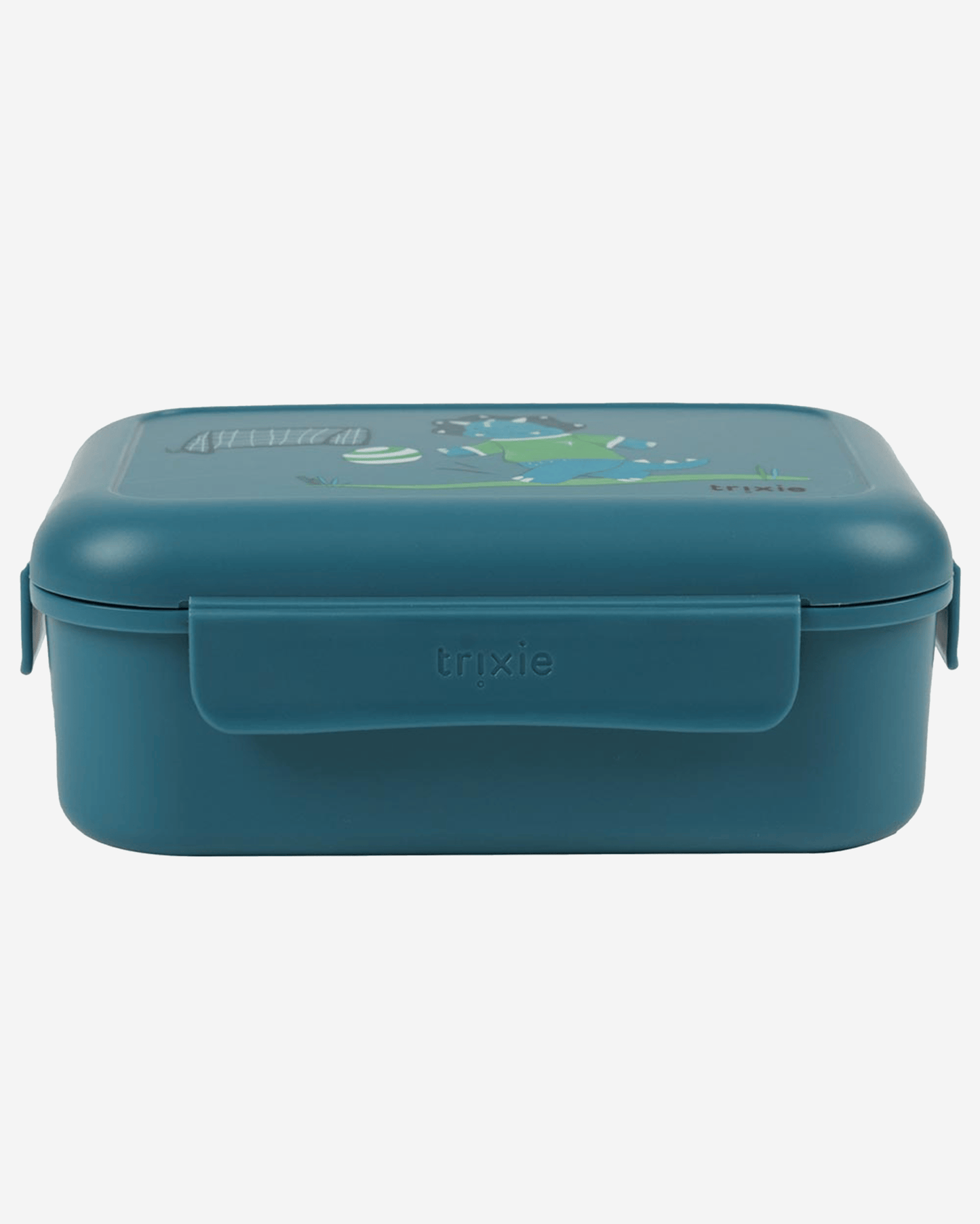 Trixie Lunch Box With Clips - Ballplayer Mr. Triceratops