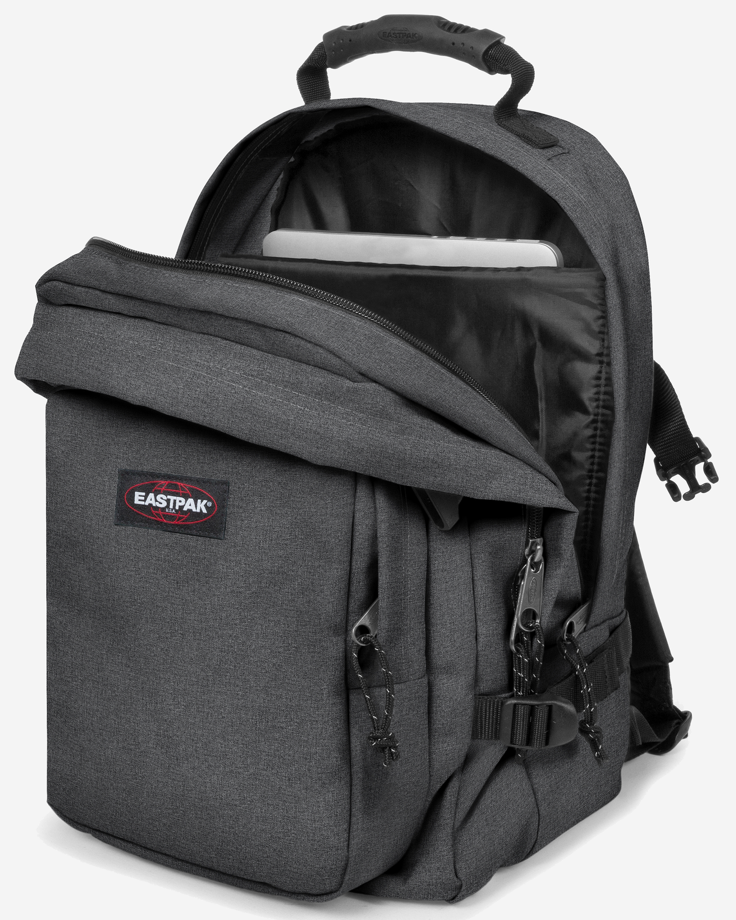Eastpak Provider Black Denim Backpack