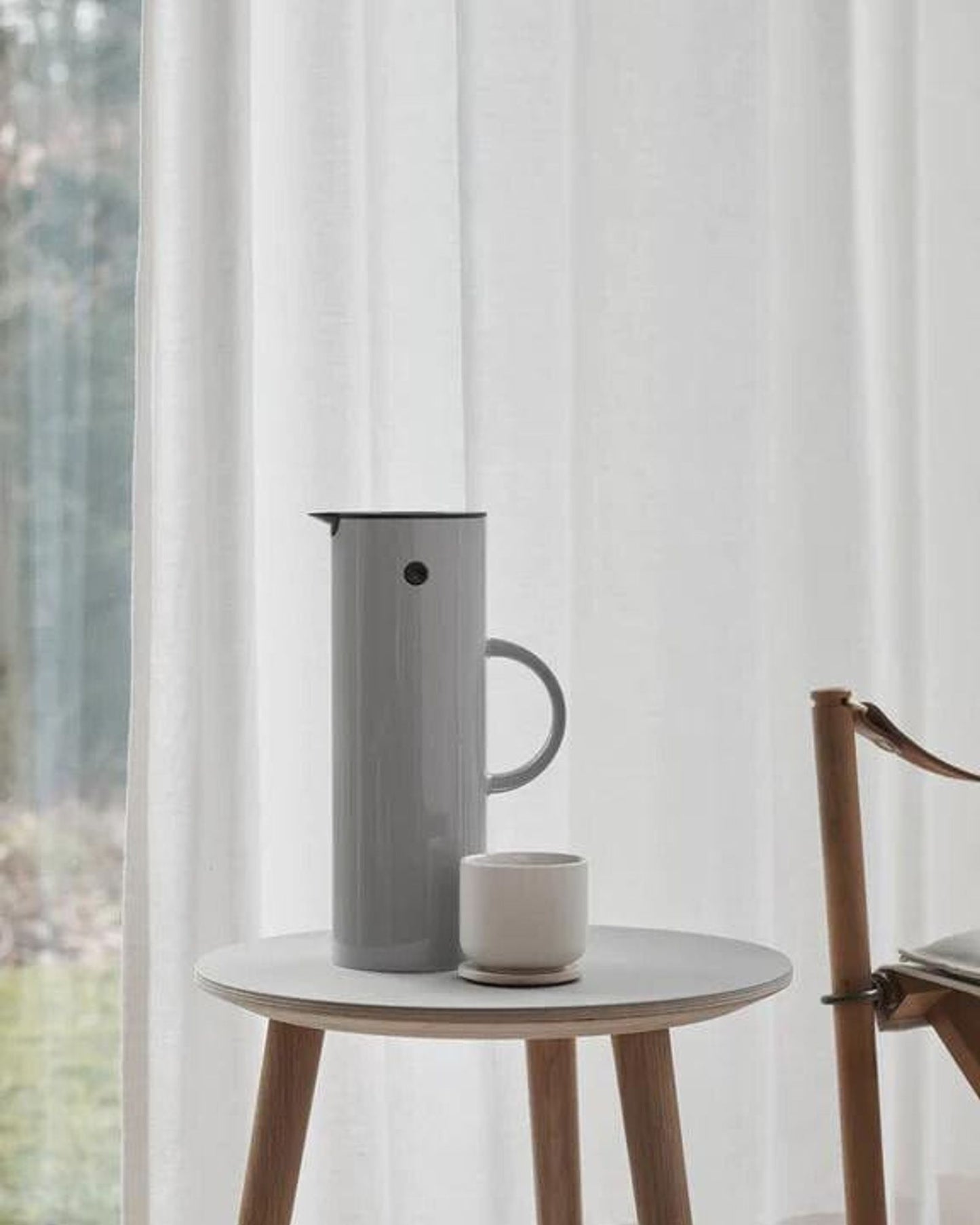 Stelton Vacuum Jug 1L Light Grey