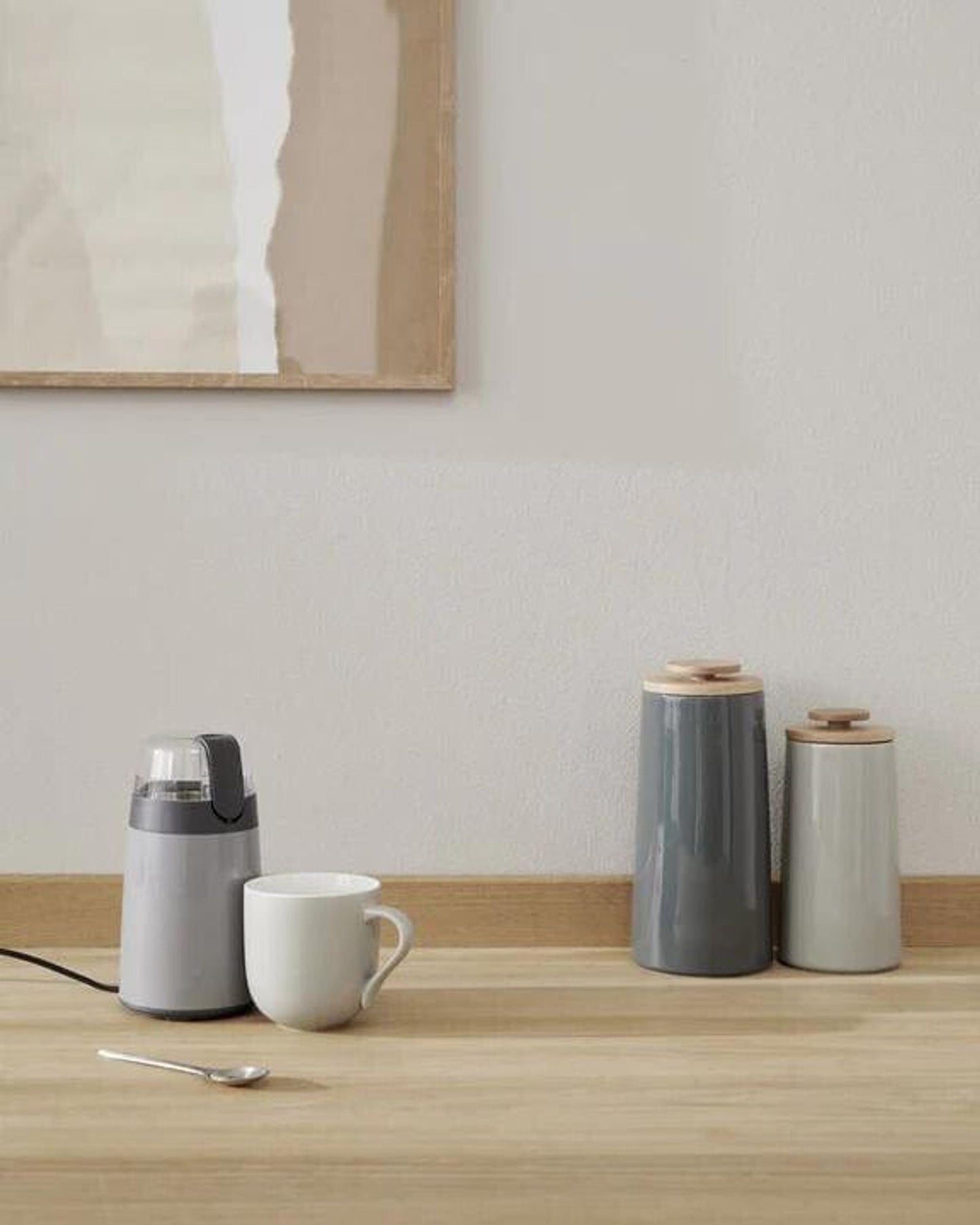 Stelton Emma Coffee Canister 500g Dark Grey