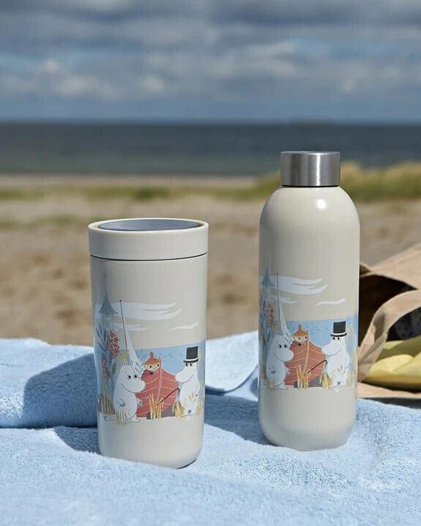 Stelton Keep Cool drinking bottle 0.75 L sand Moomin 1372-1