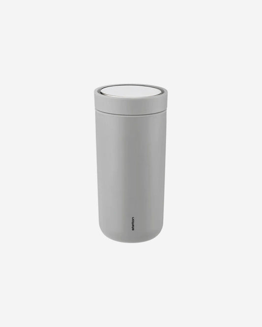 Stelton To-Go Click vacuum insulated cup 0.4 L soft light grey 685-13