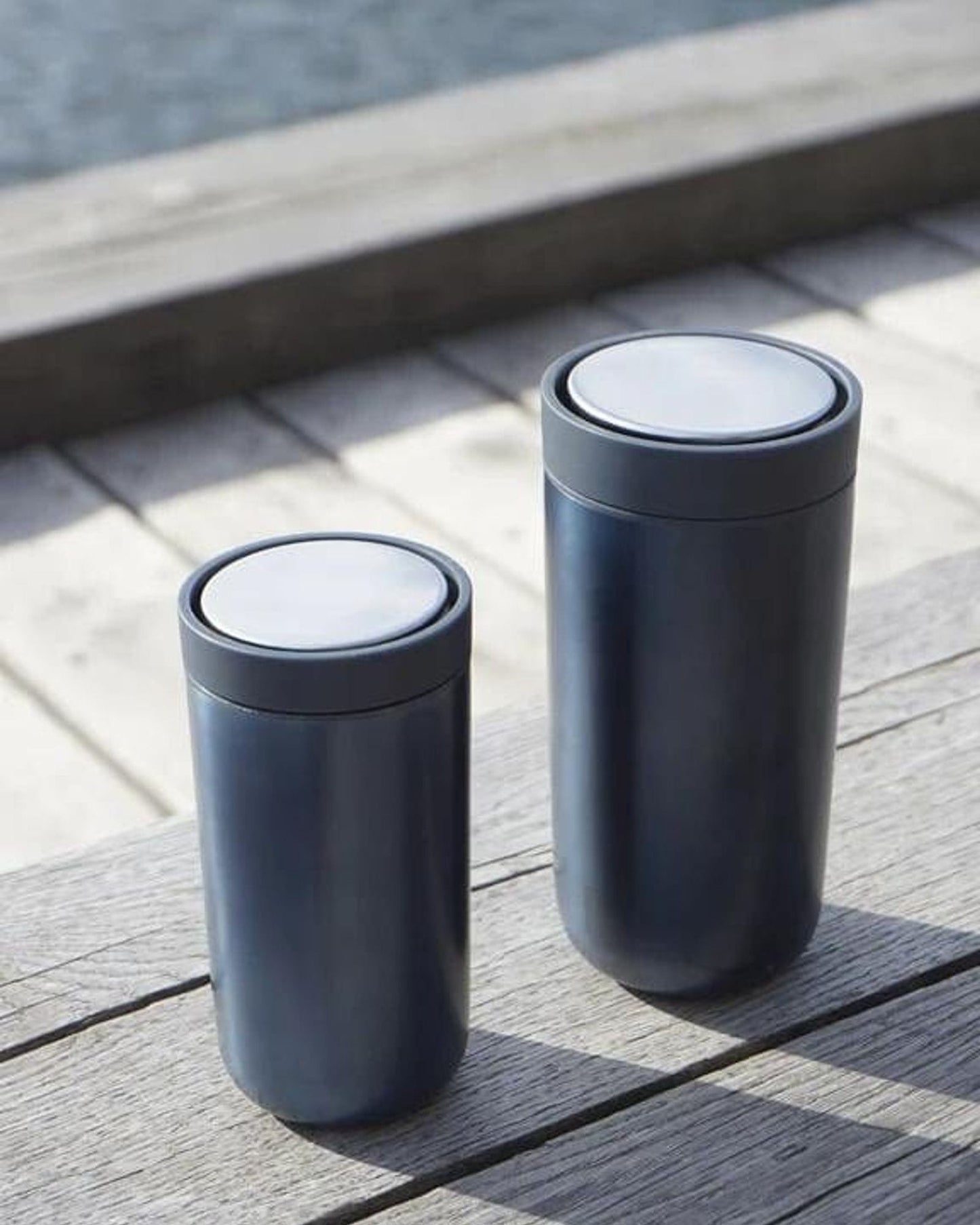 Stelton To-Go Click Cup 0.4L Dark Blue Metallic