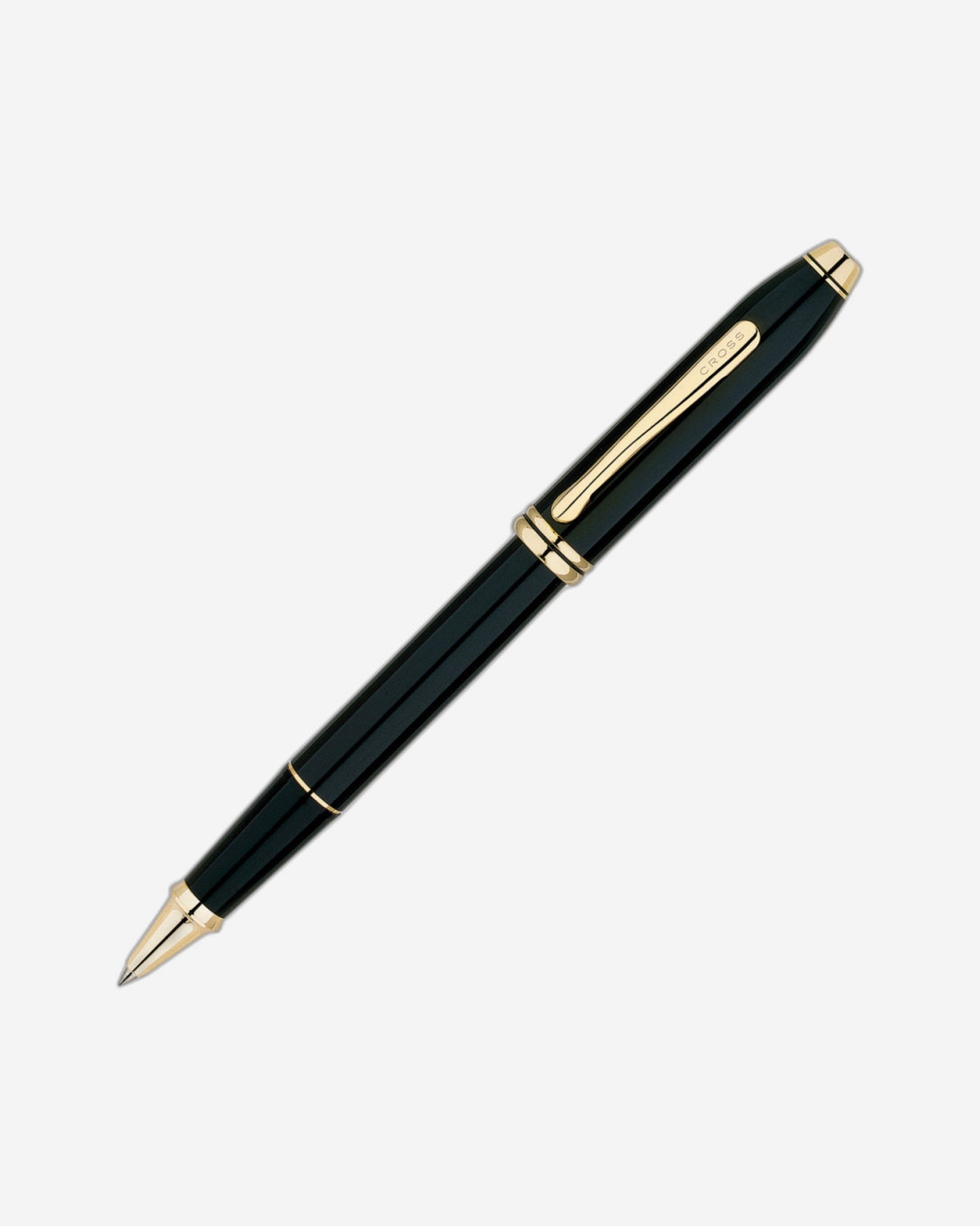 Cross Townsend® Classic Black Lacquer Rollerball Pen with 23KT Gold-plated appointments selectip Rollerball pen - 575