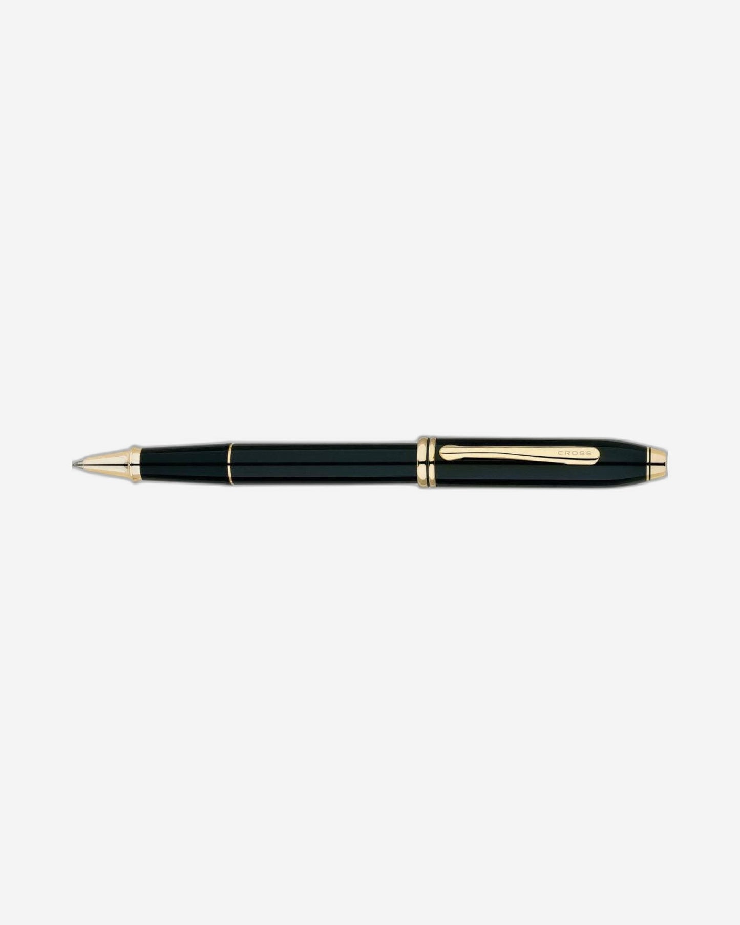Cross Townsend® Classic Black Lacquer Rollerball Pen with 23KT Gold-plated appointments selectip Rollerball pen - 575