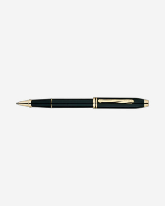 Cross Townsend® Classic Black Lacquer Rollerball Pen with 23KT Gold-plated appointments selectip Rollerball pen - 575