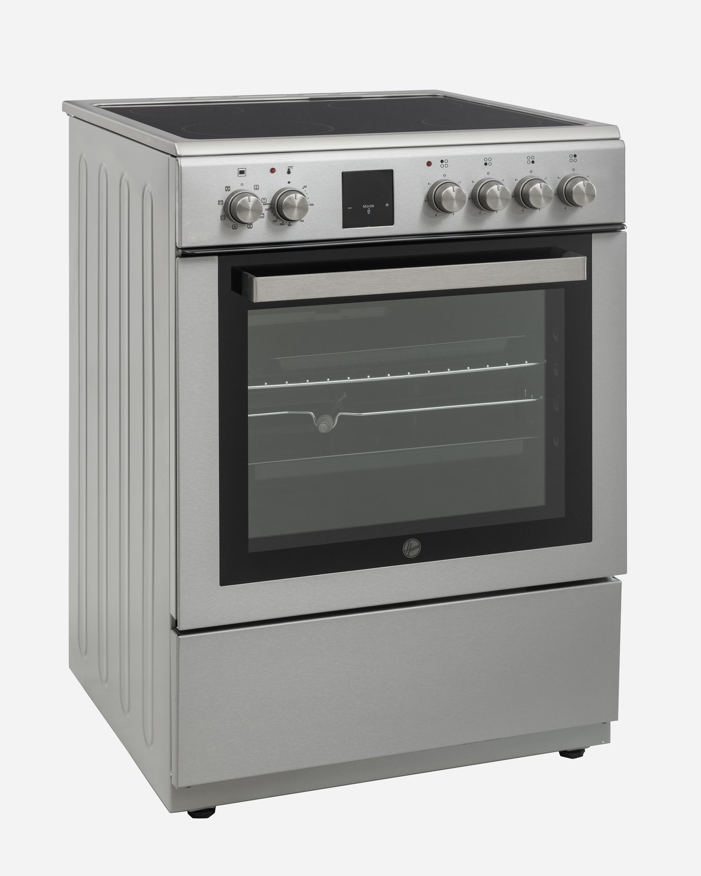 Hoover Freestanding Electric Ceramic Cooker, 60 × 60 cm, Inox – HVC-V64E-SP (ESMA Certified)